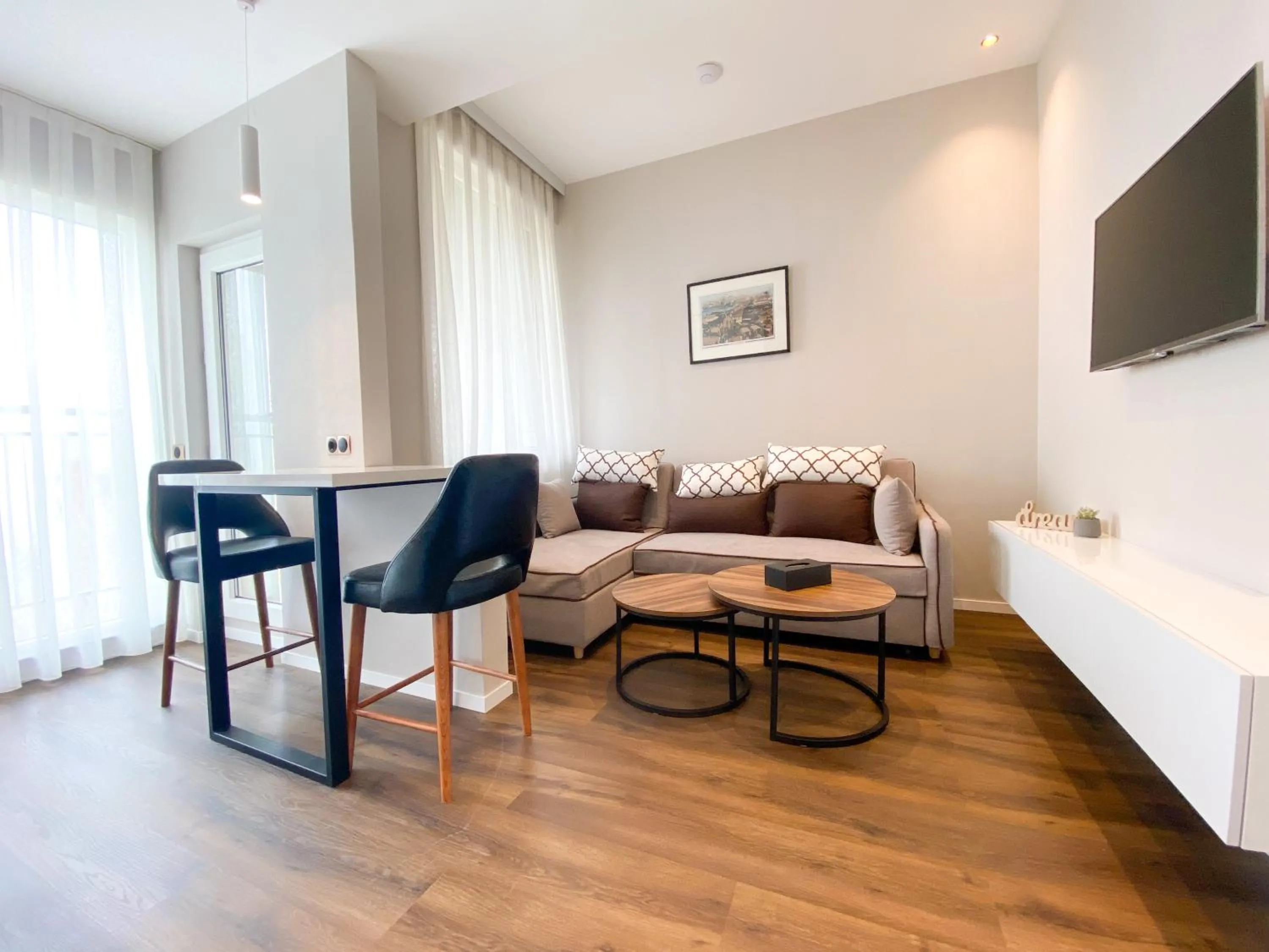 Living room in Golden Horn Apart Hotel