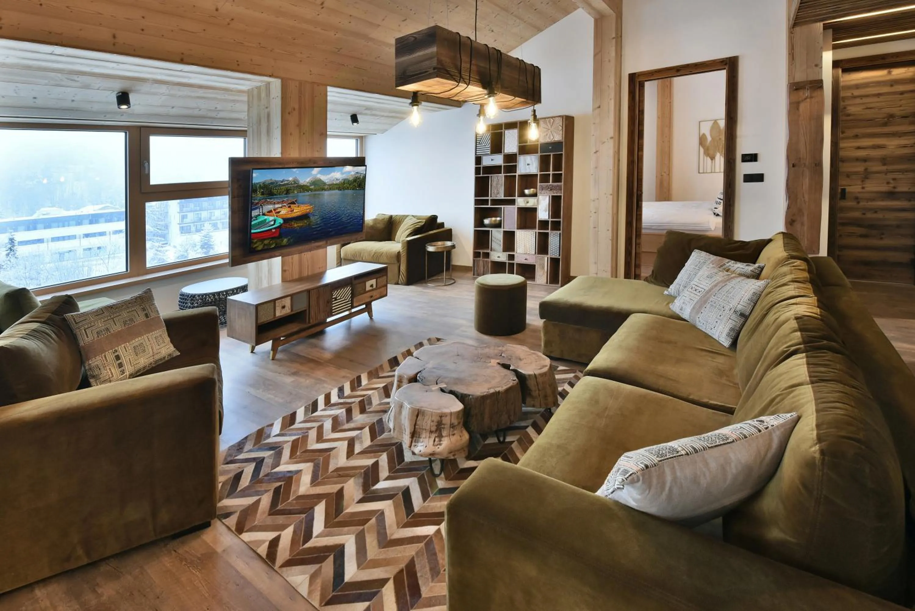 Living room in APLEND Hotel Ovruč