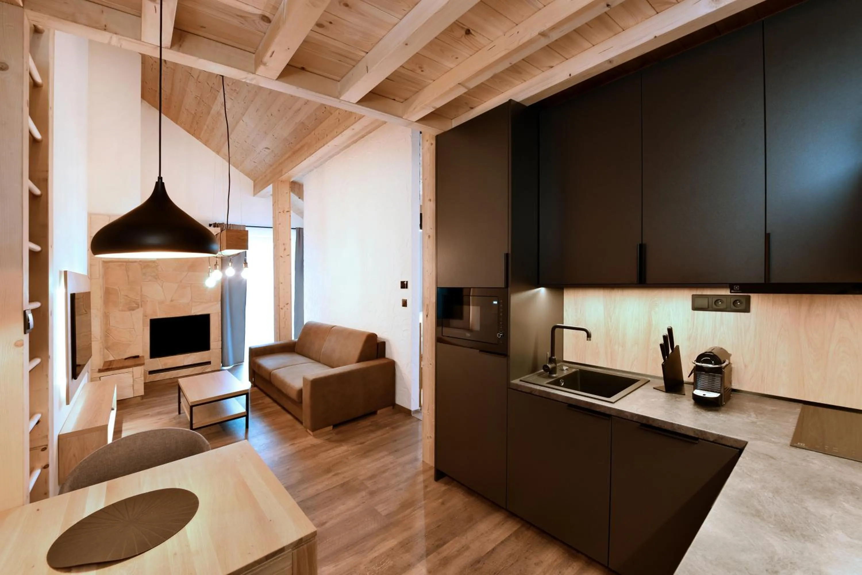 kitchen in APLEND Hotel Ovruč