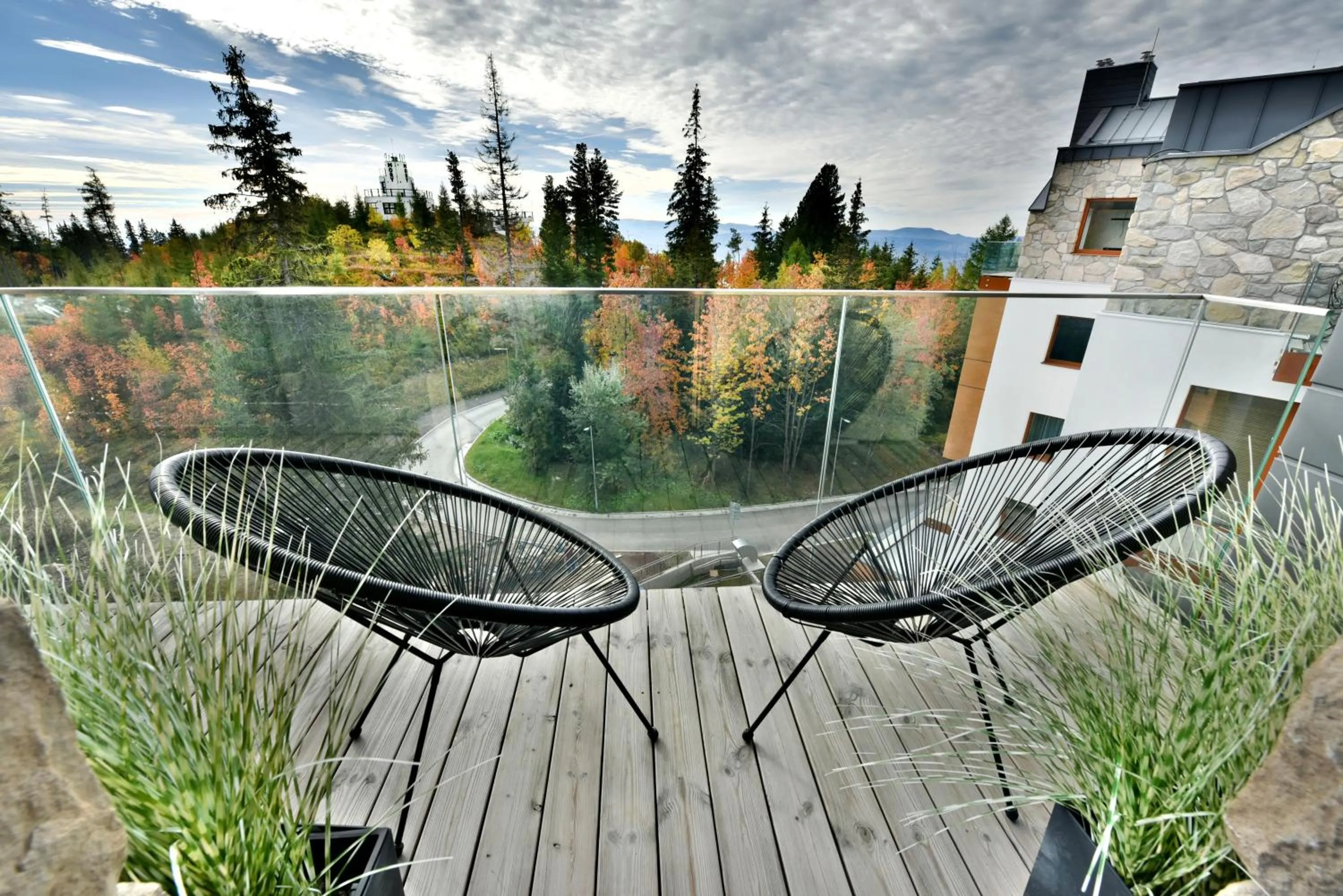 Balcony/Terrace in APLEND Hotel Ovruč