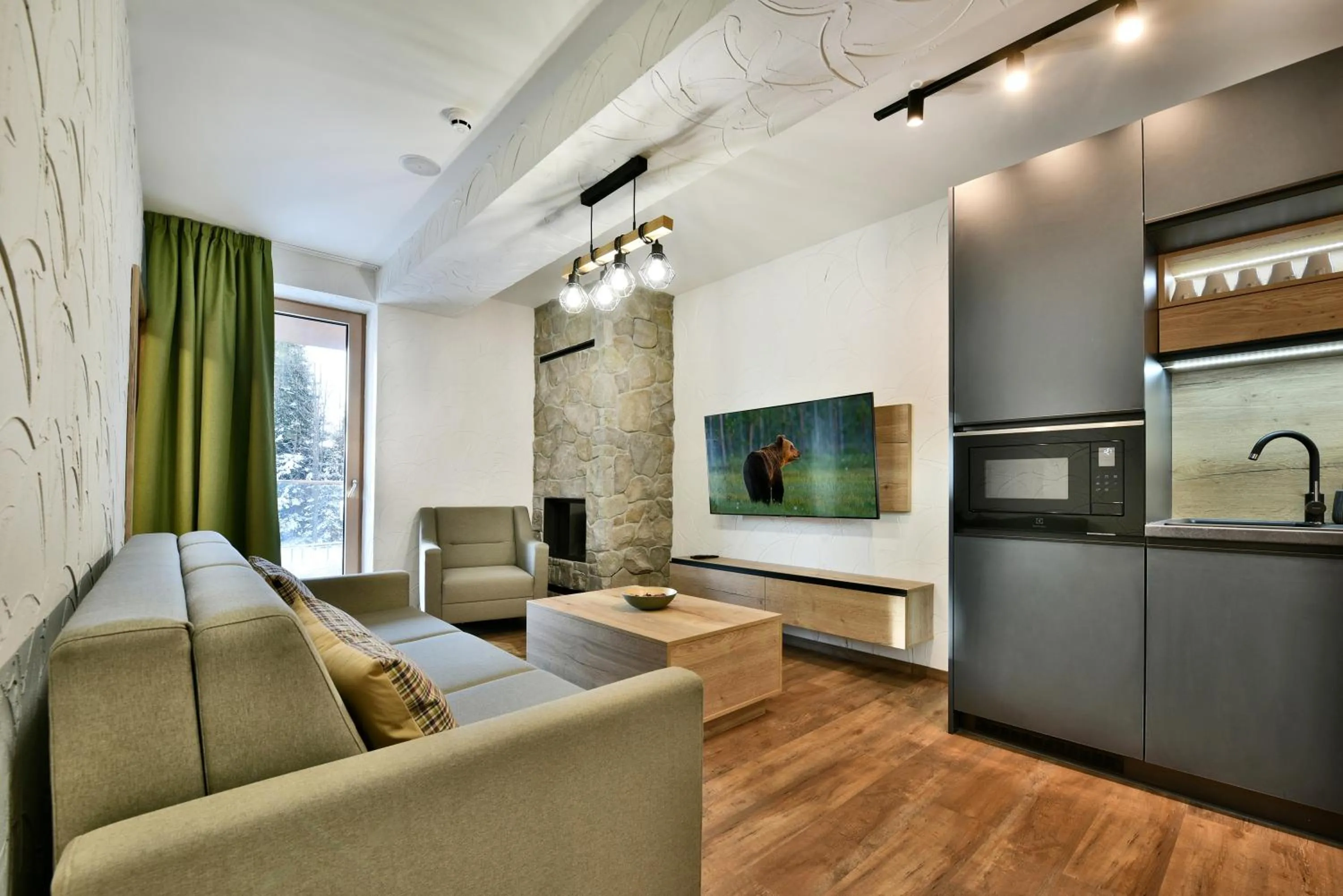 Living room in APLEND Hotel Ovruč