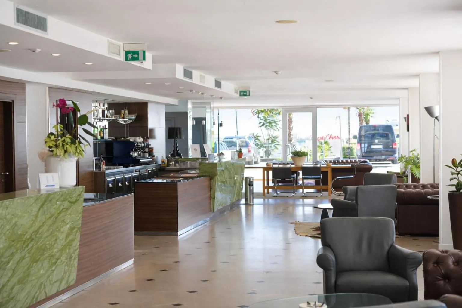 Living room in Hotel Regina Fronte Mare