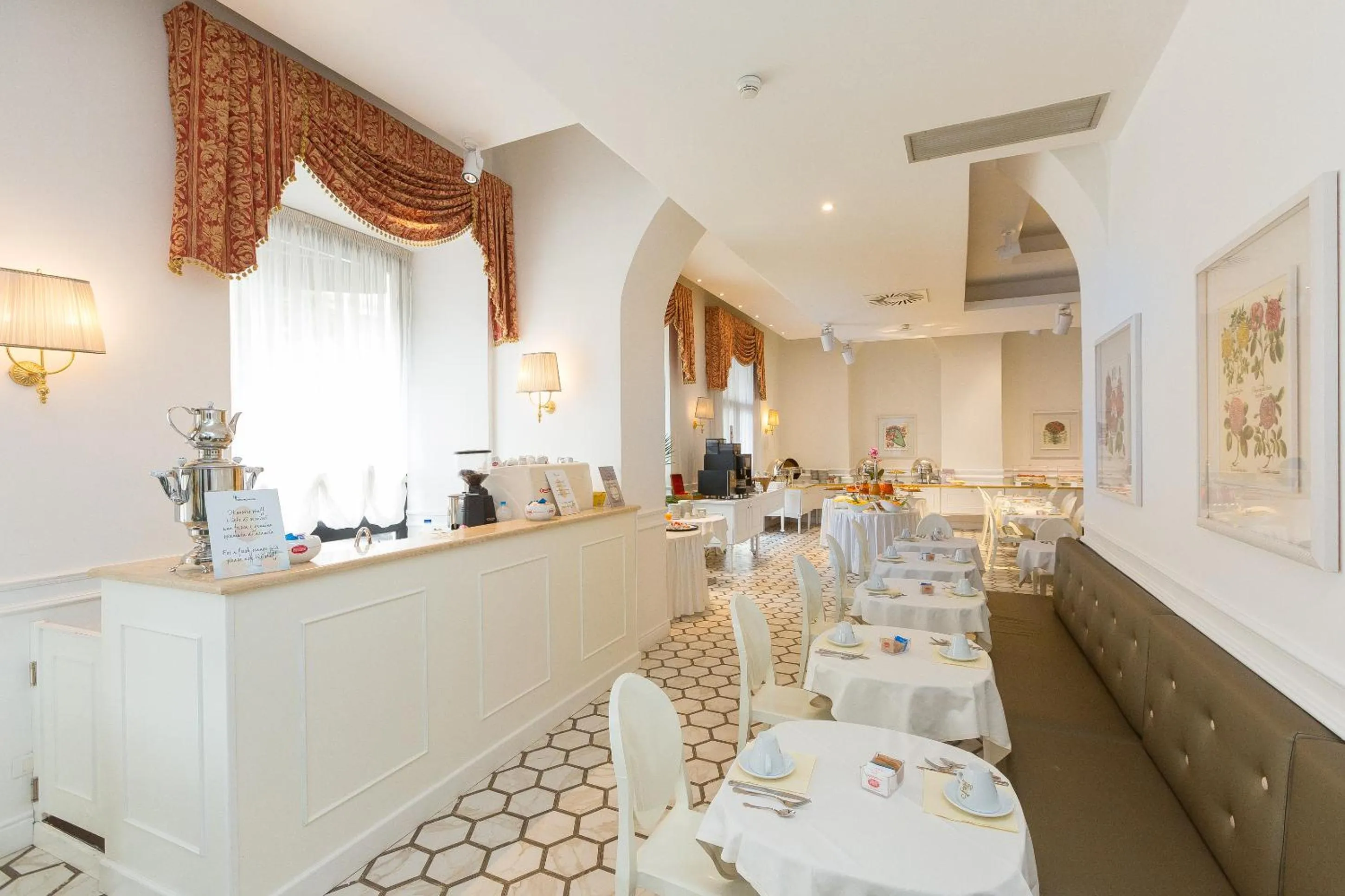 Restaurant/places to eat in Hotel Milton Roma