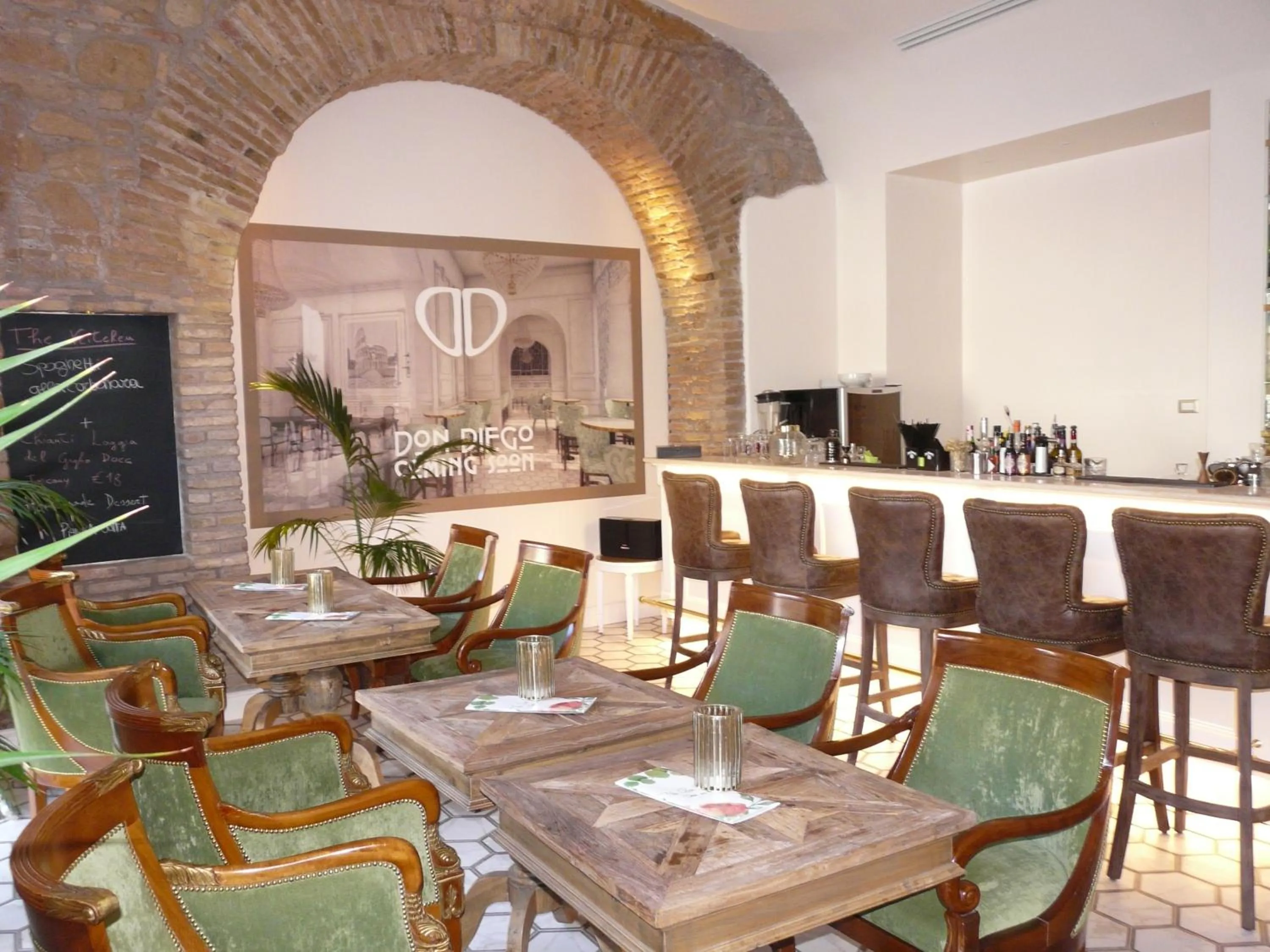Restaurant/places to eat in Hotel Milton Roma