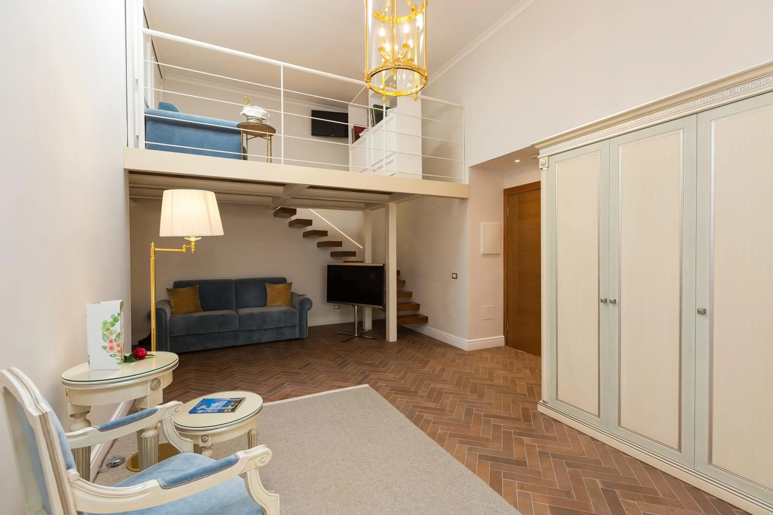 Seating area in Hotel Milton Roma