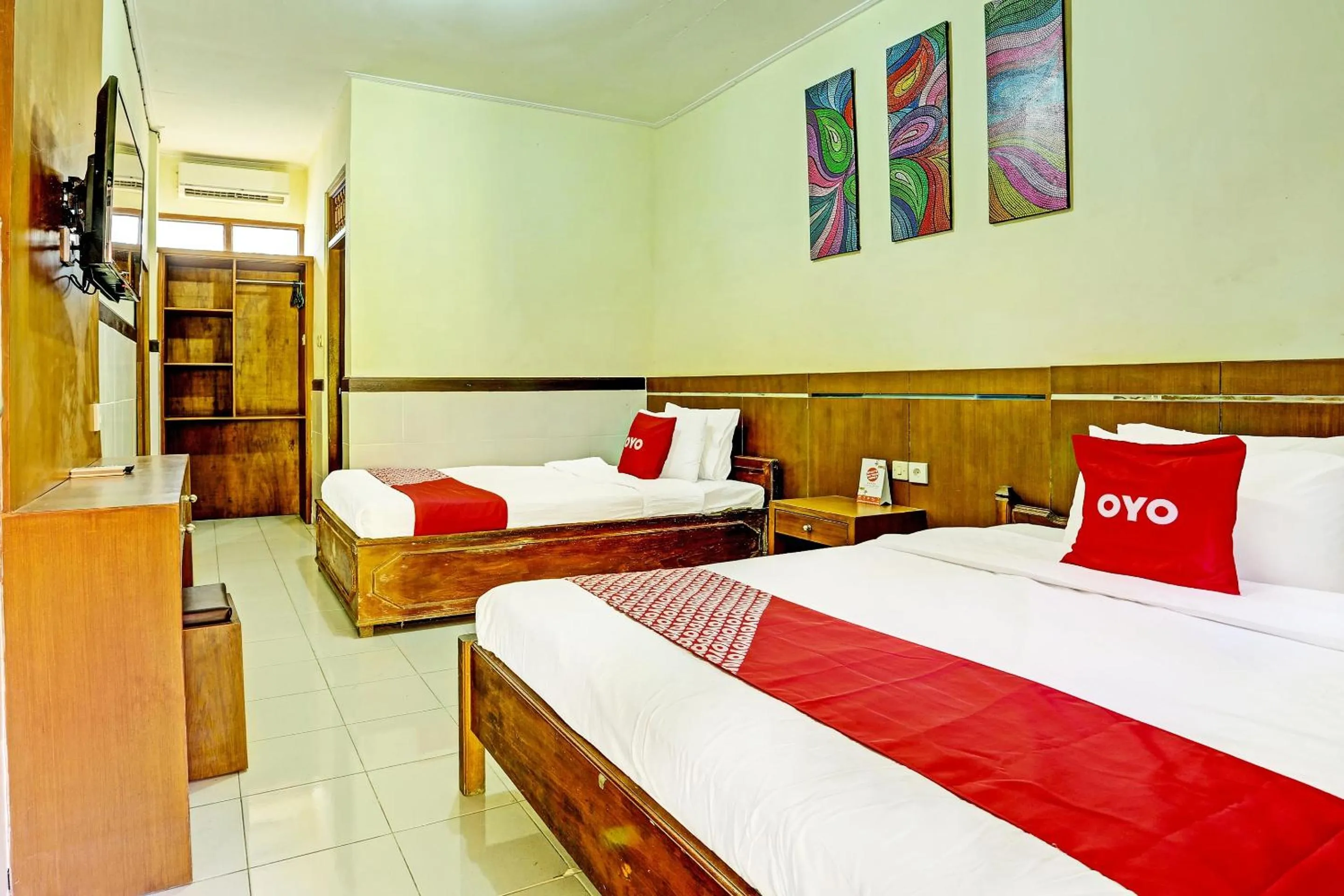 Bedroom, Bed in OYO Collection O 91125 Puri Dewa Bharata