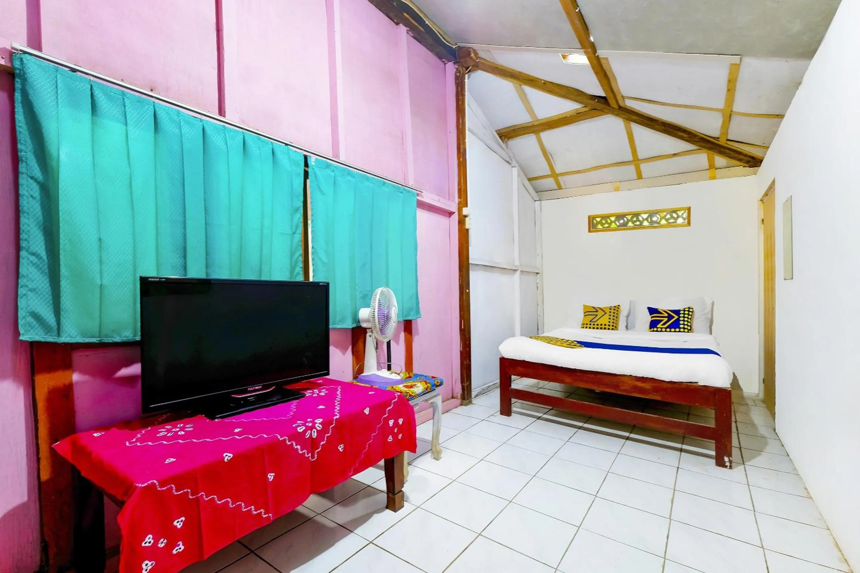 Bedroom, Bed in OYO Homes 91154 Desa Wisata Wayang Manyaran Wonogiri