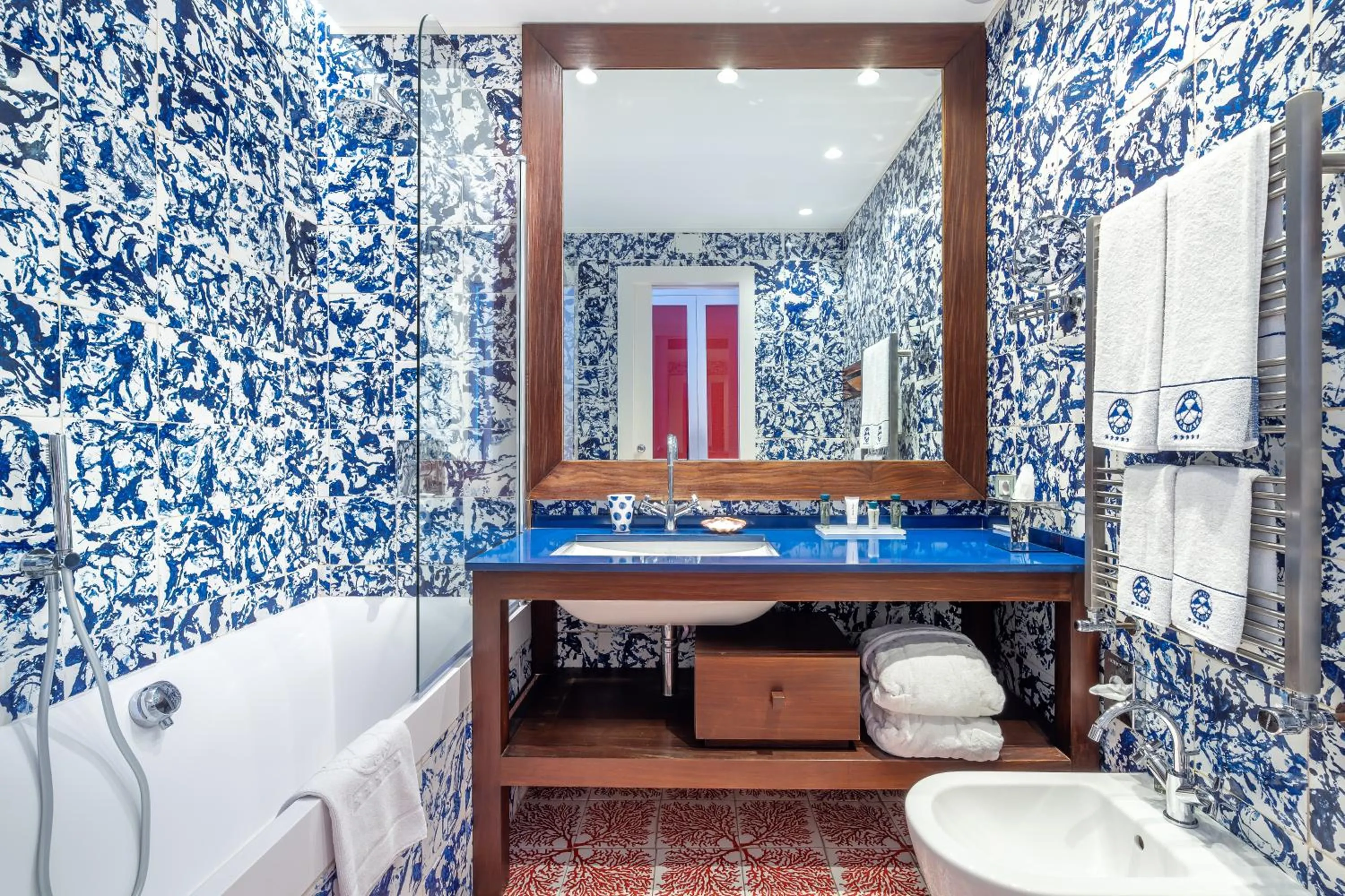 Bathroom in Capo la Gala Hotel&Wellness