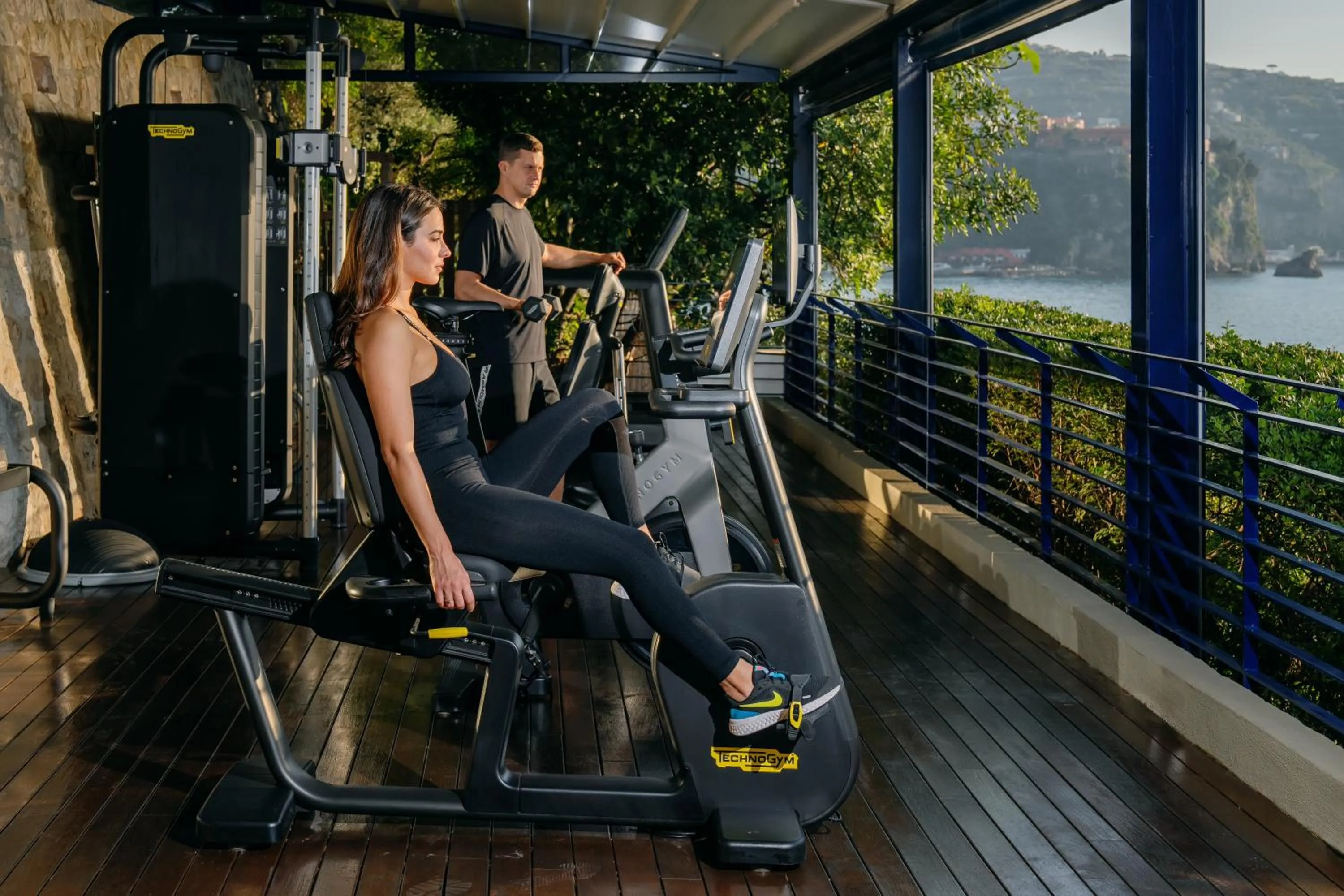 Fitness centre/facilities in Capo la Gala Hotel&Wellness