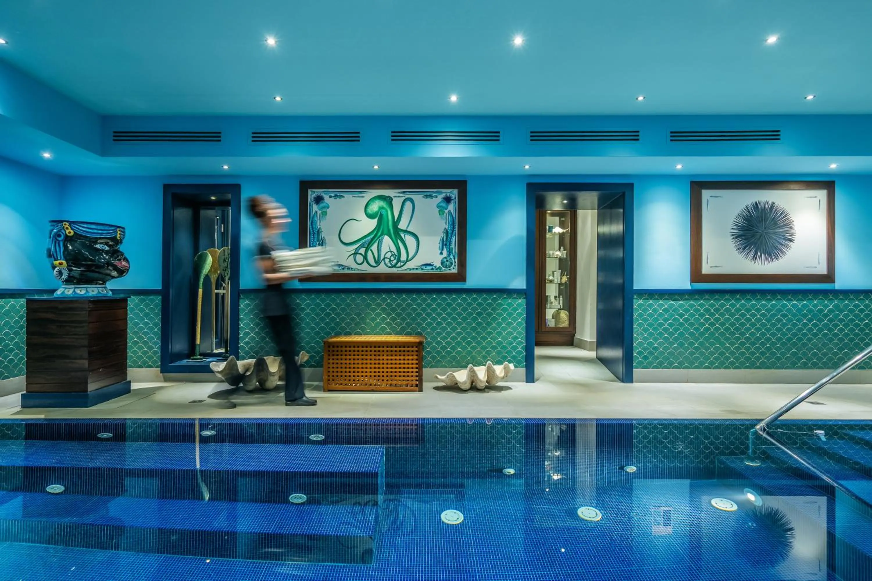 Sauna in Capo la Gala Hotel&Wellness