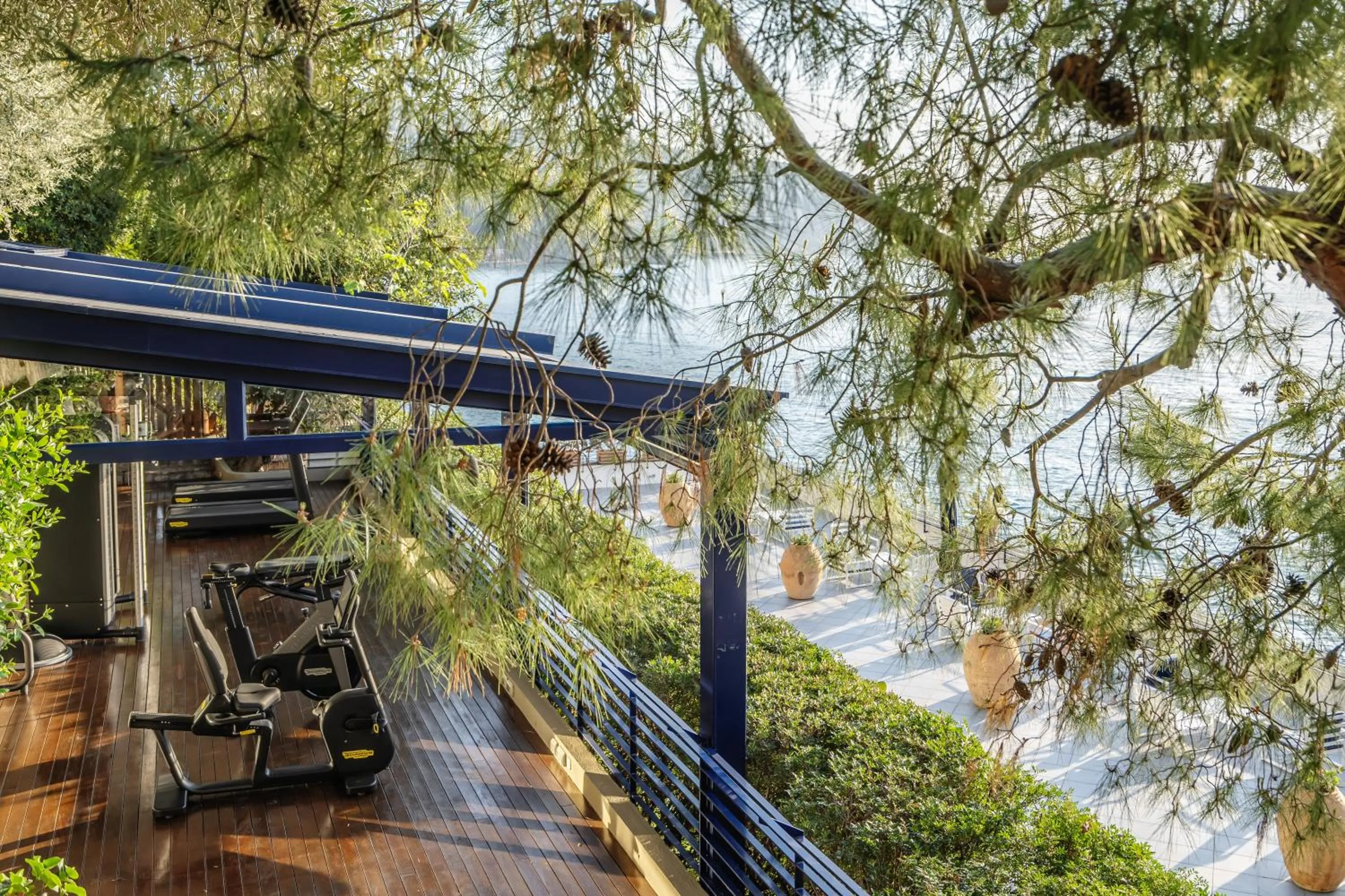 Fitness centre/facilities in Capo la Gala Hotel&Wellness