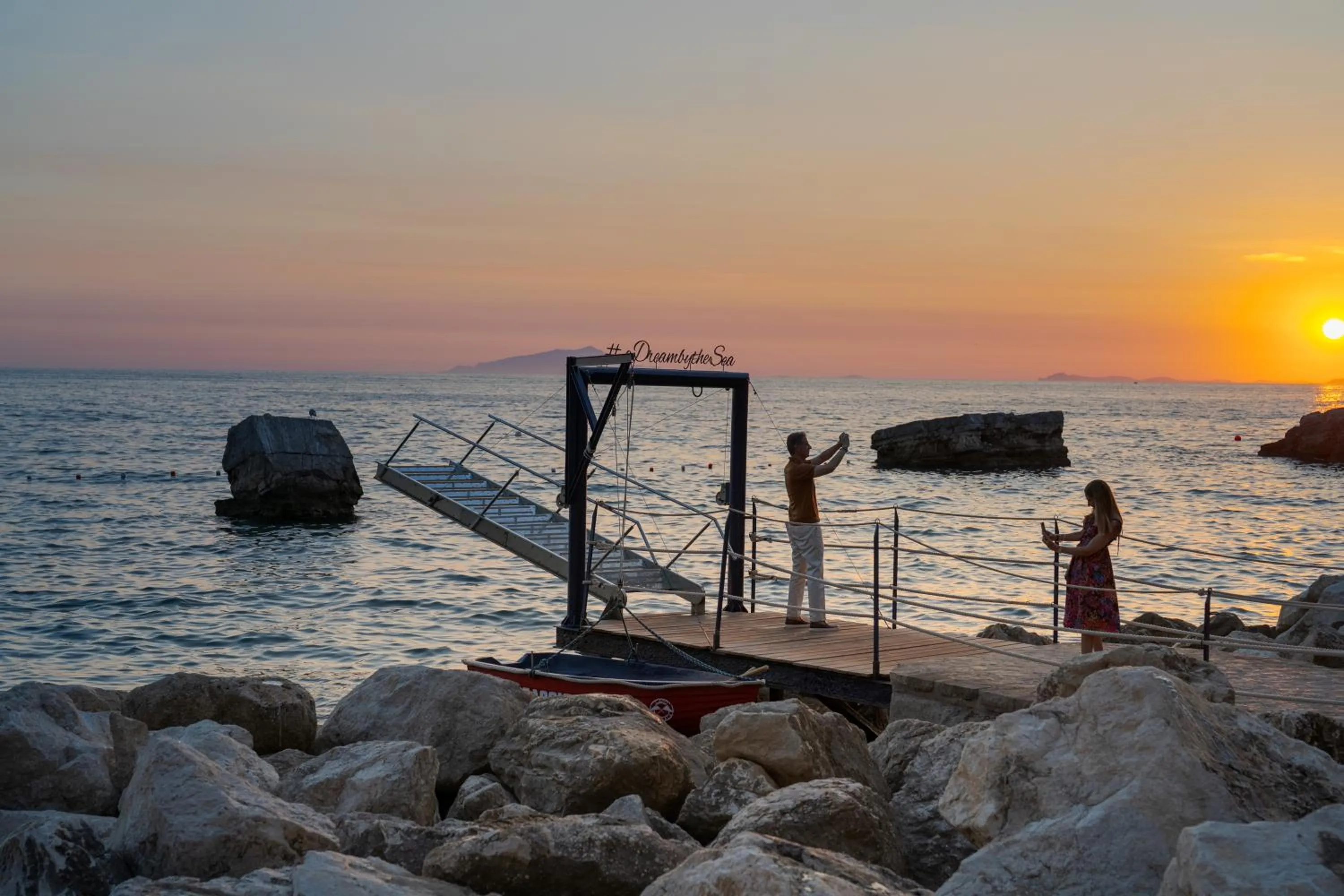 Beach in Capo la Gala Hotel&Wellness