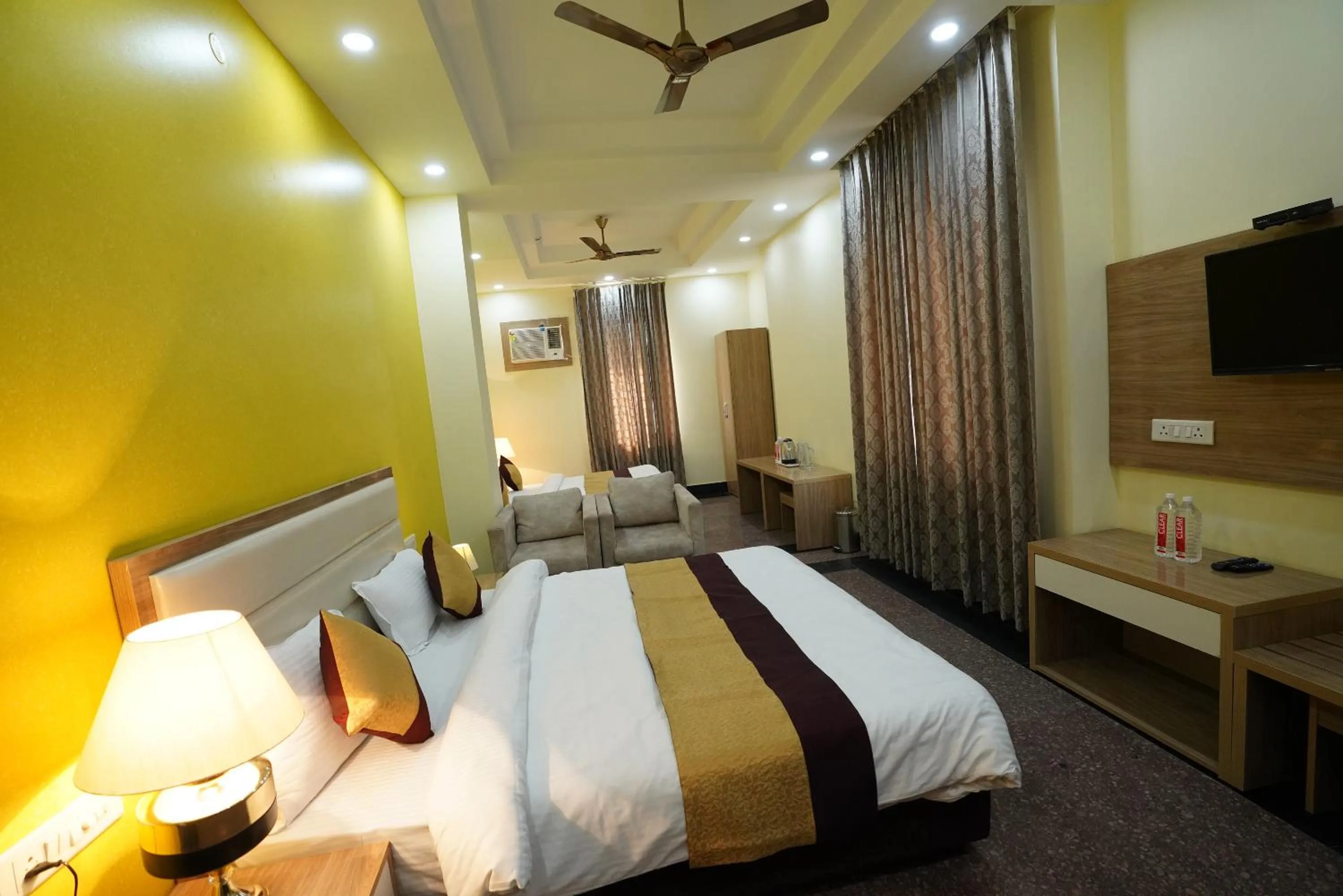 Photo of the whole room, Bed in Hotel SKS Grand Palace-Vrindāvan