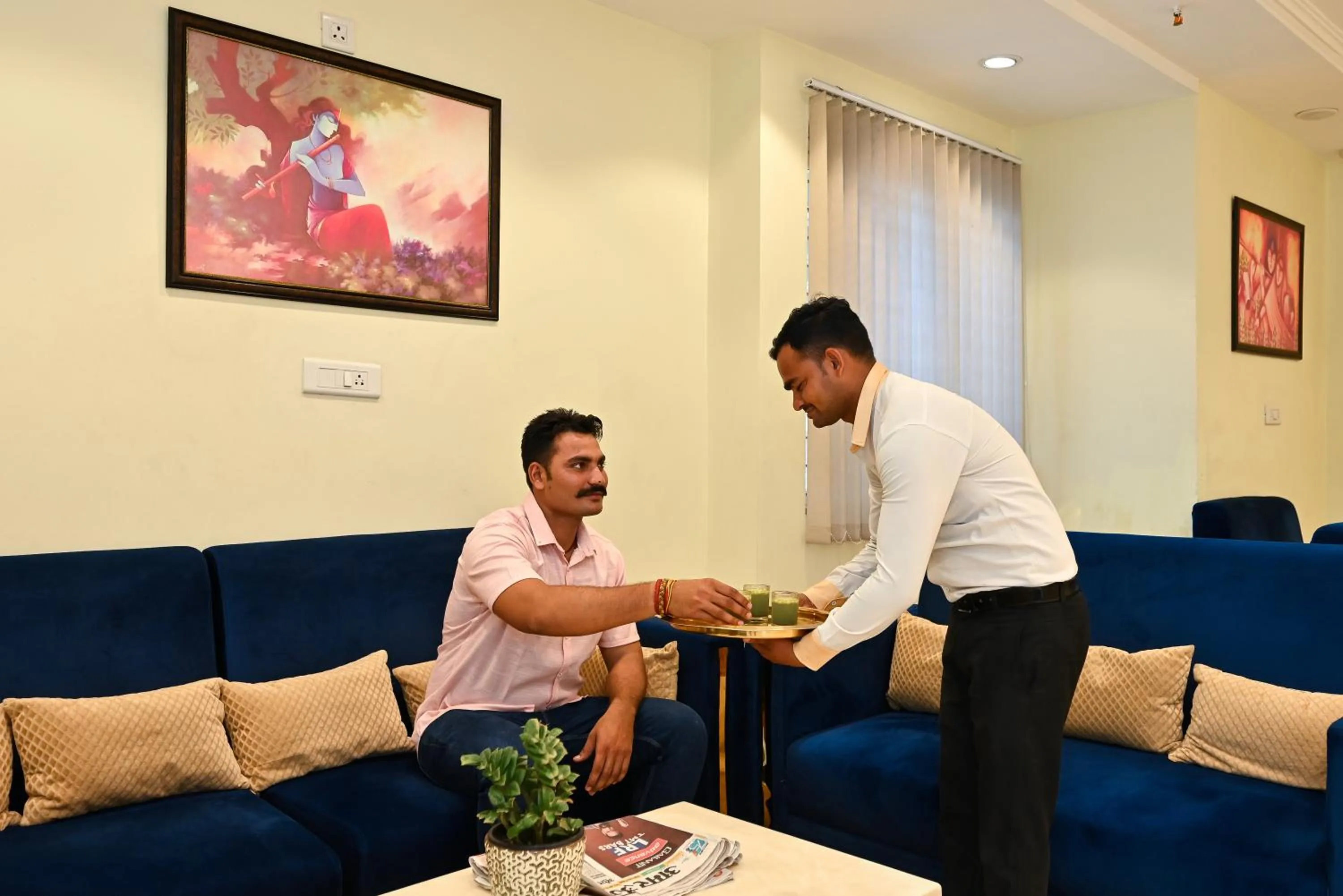 Staff in Hotel SKS Grand Palace-Vrindāvan