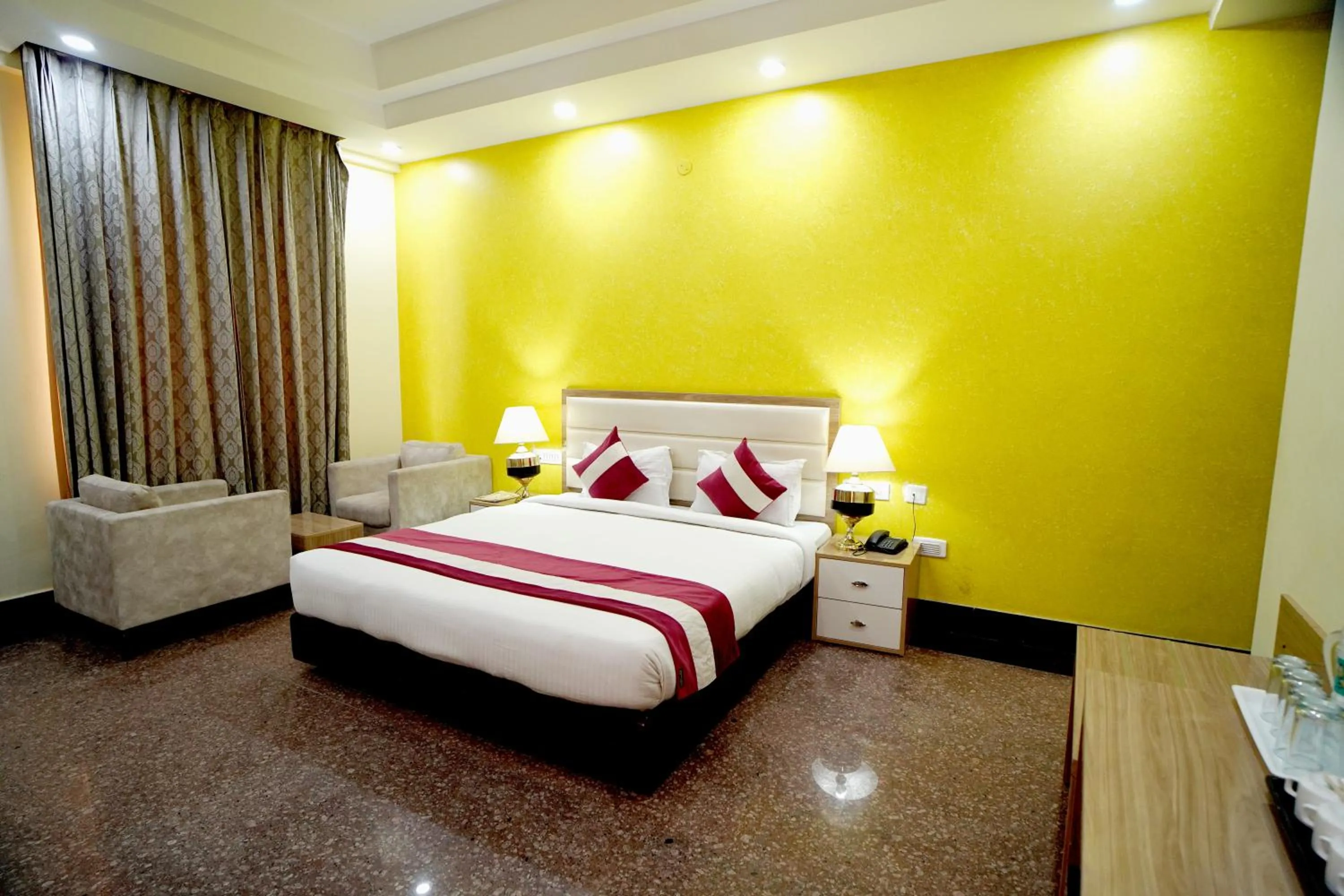 Photo of the whole room, Bed in Hotel SKS Grand Palace-Vrindāvan