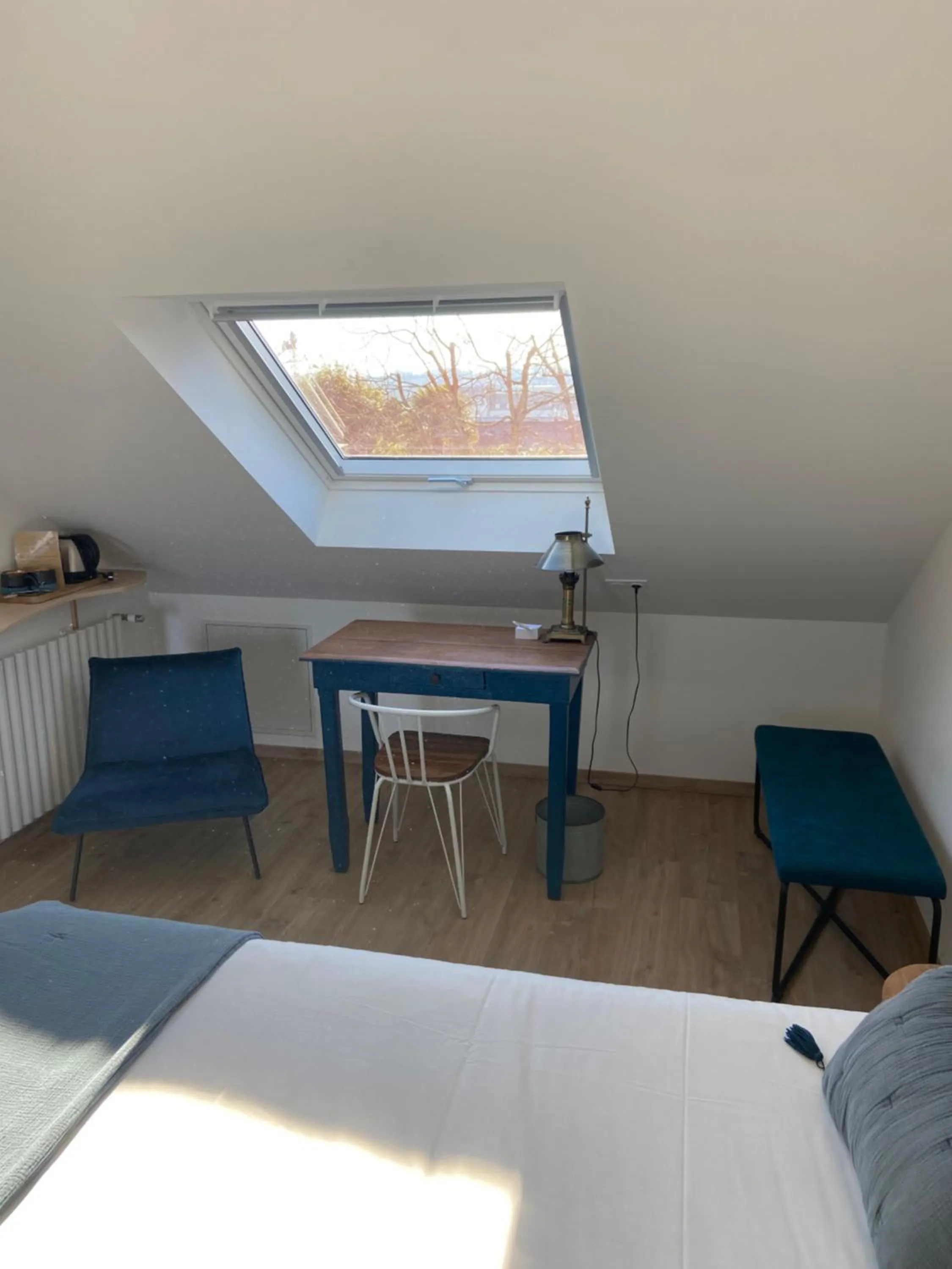 Bedroom, Bed in La Passerelle