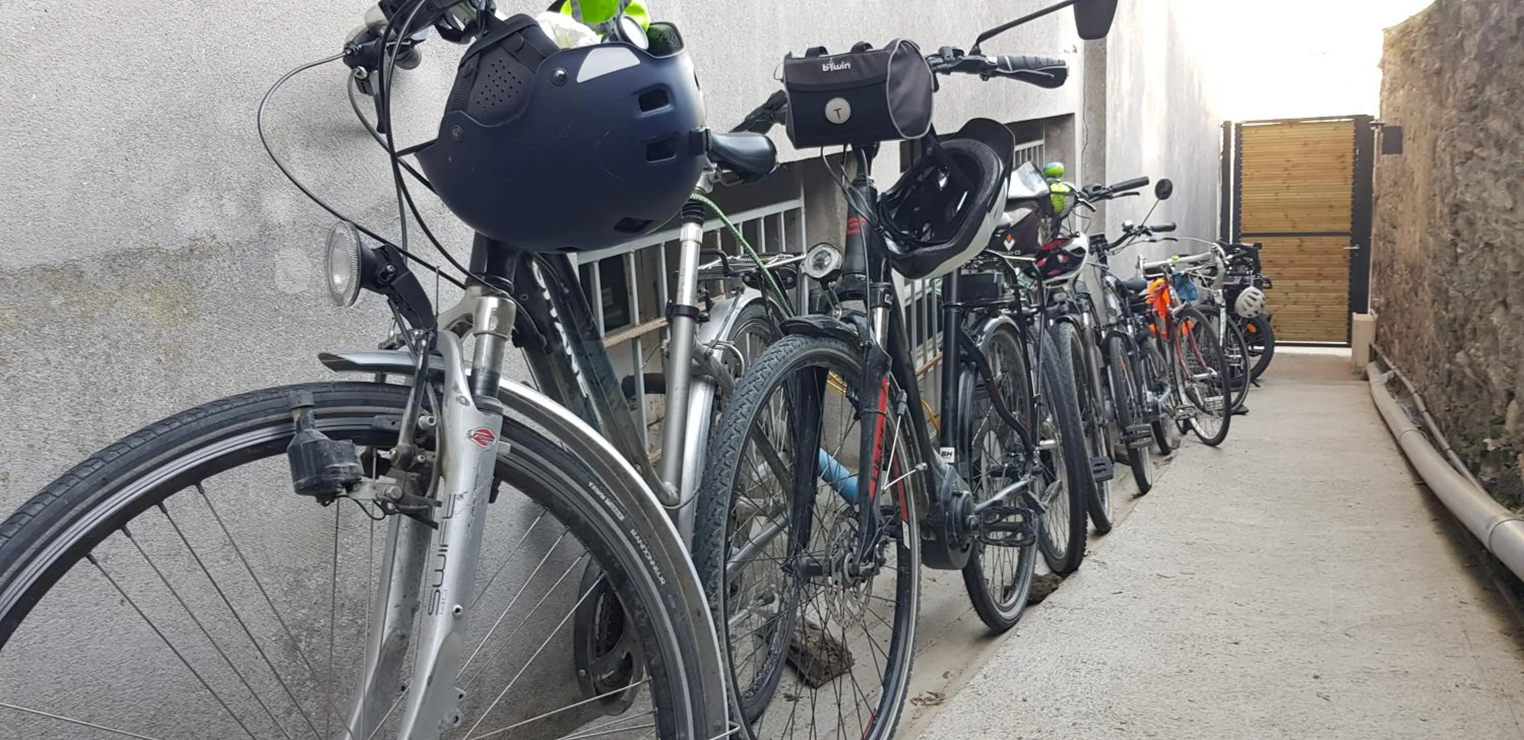 Cycling in La Passerelle