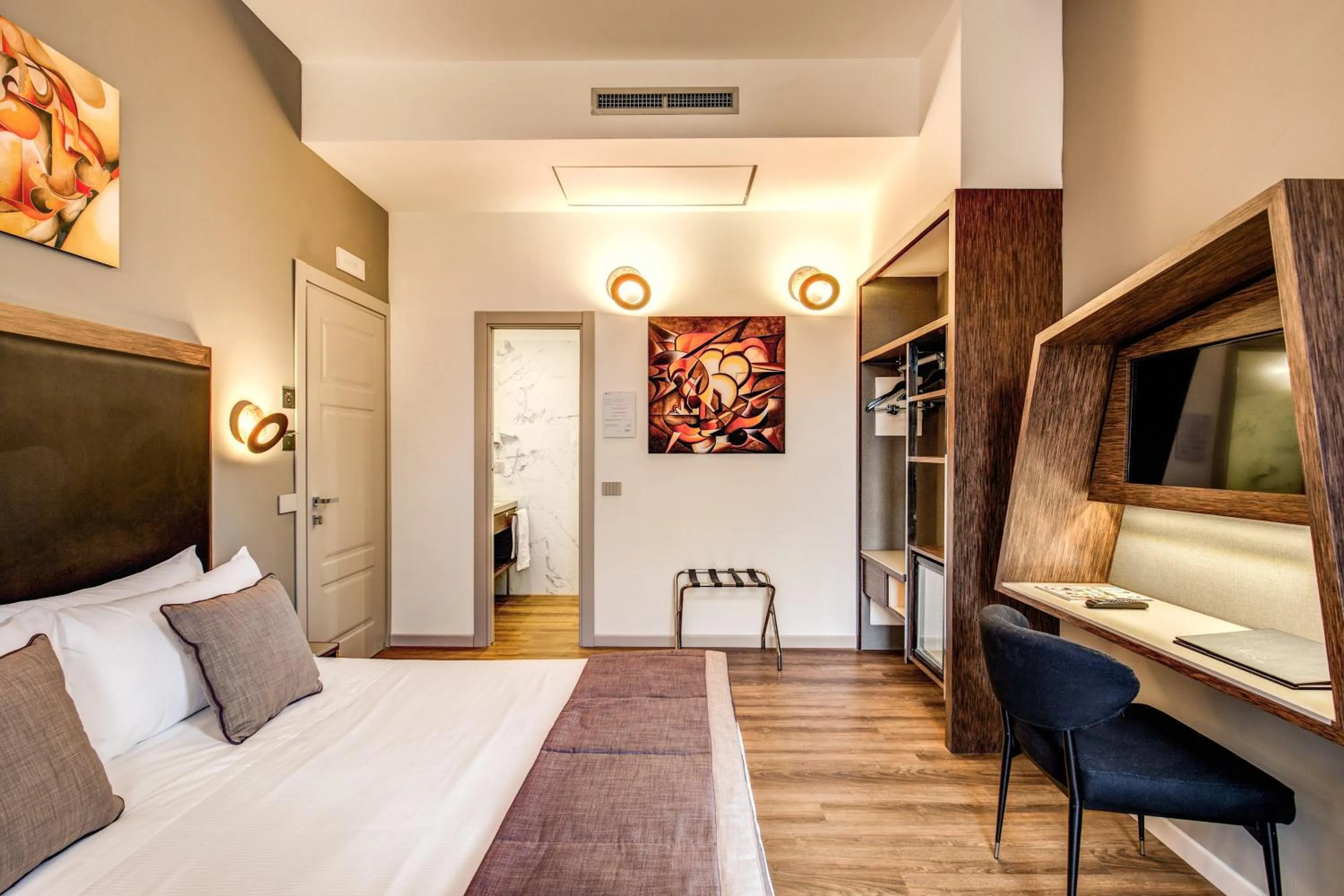 Bedroom, Bed in Al Manthia Hotel - Gruppo Trevi Hotels