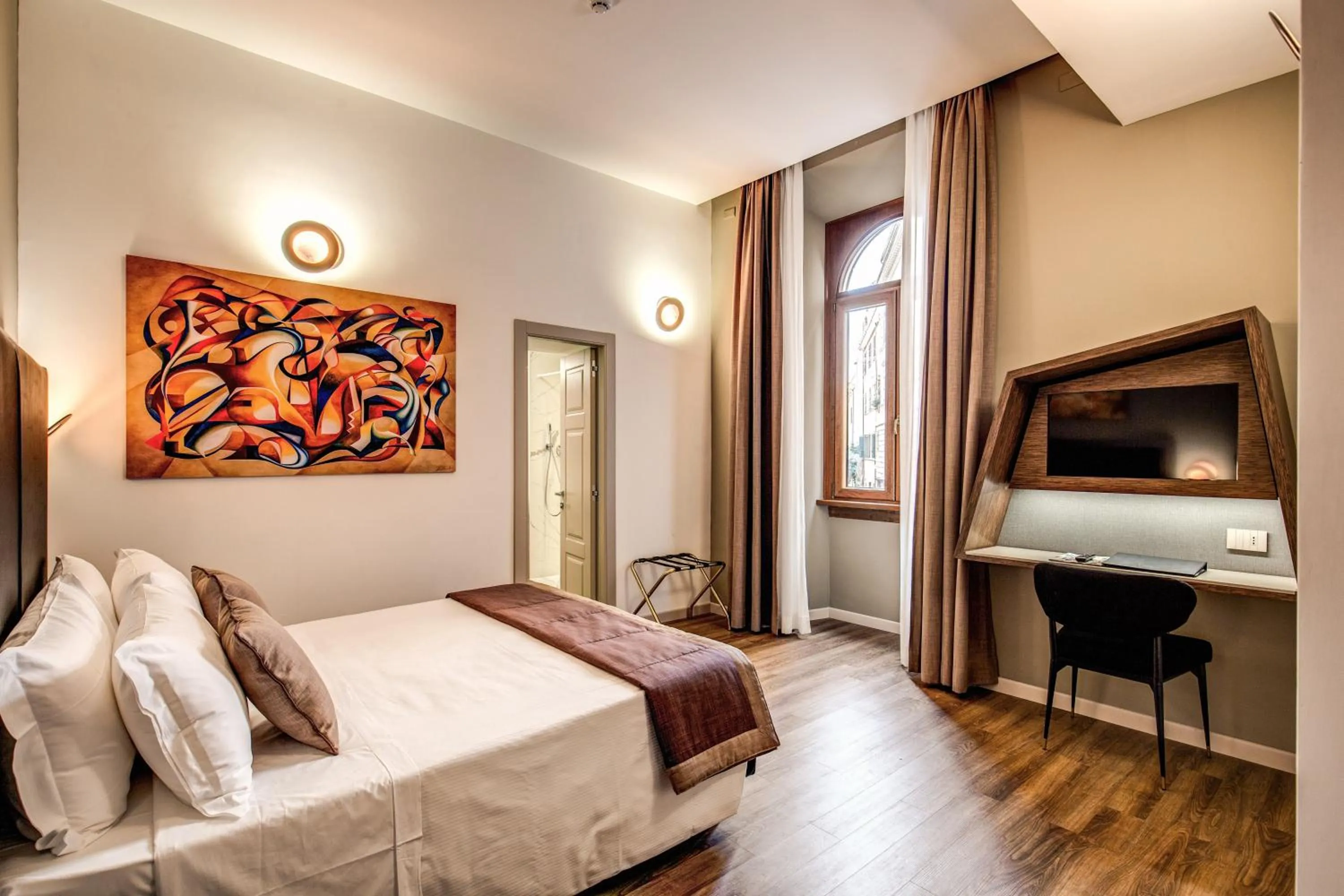 Bedroom, Bed in Al Manthia Hotel - Gruppo Trevi Hotels