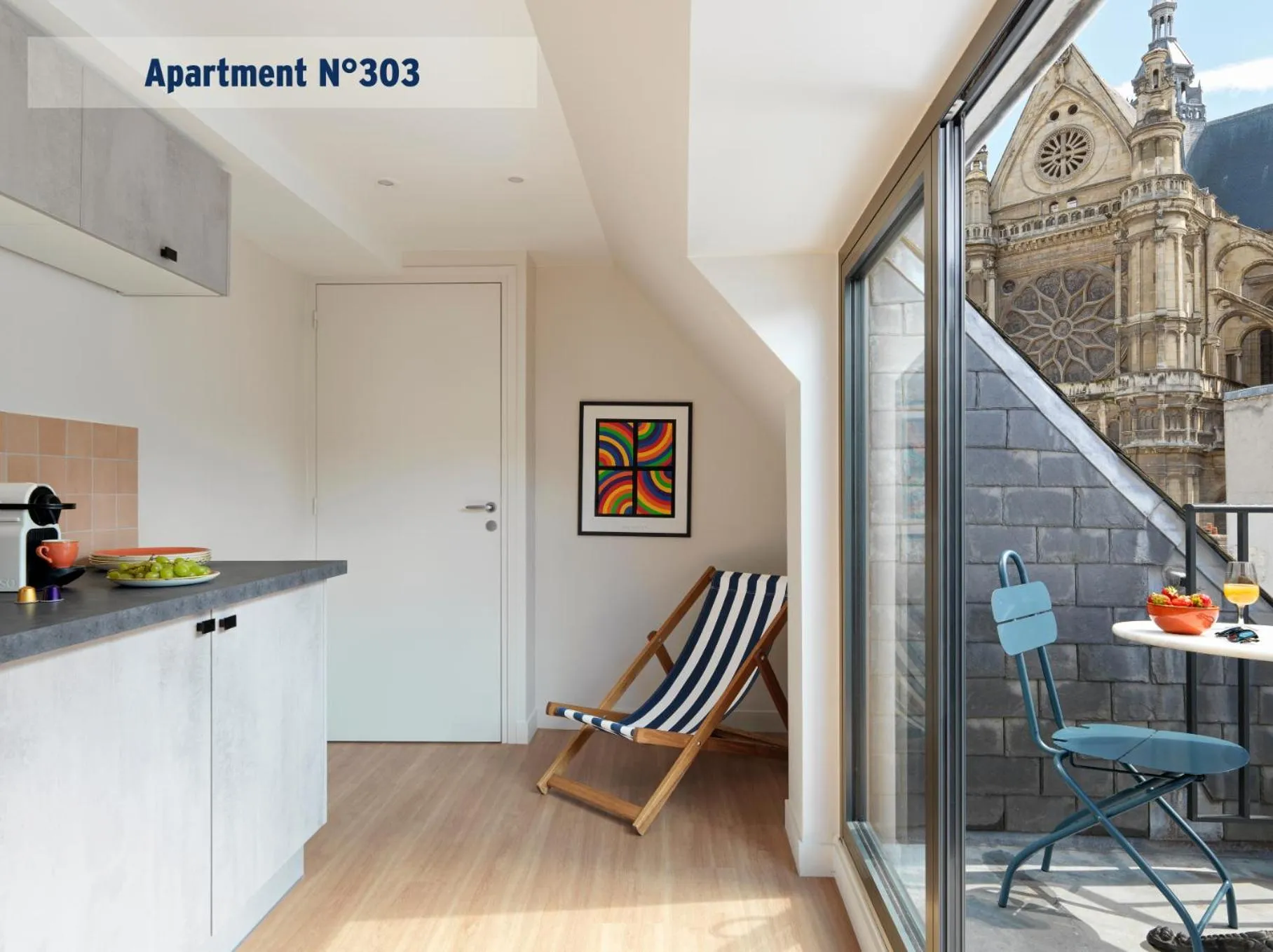 Balcony/Terrace in Edgar Suites Louvre - Jour