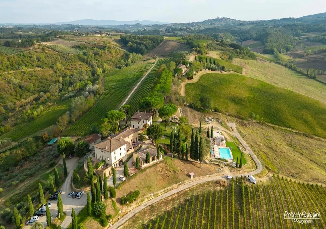 Bird's eye view in Poderi Arcangelo