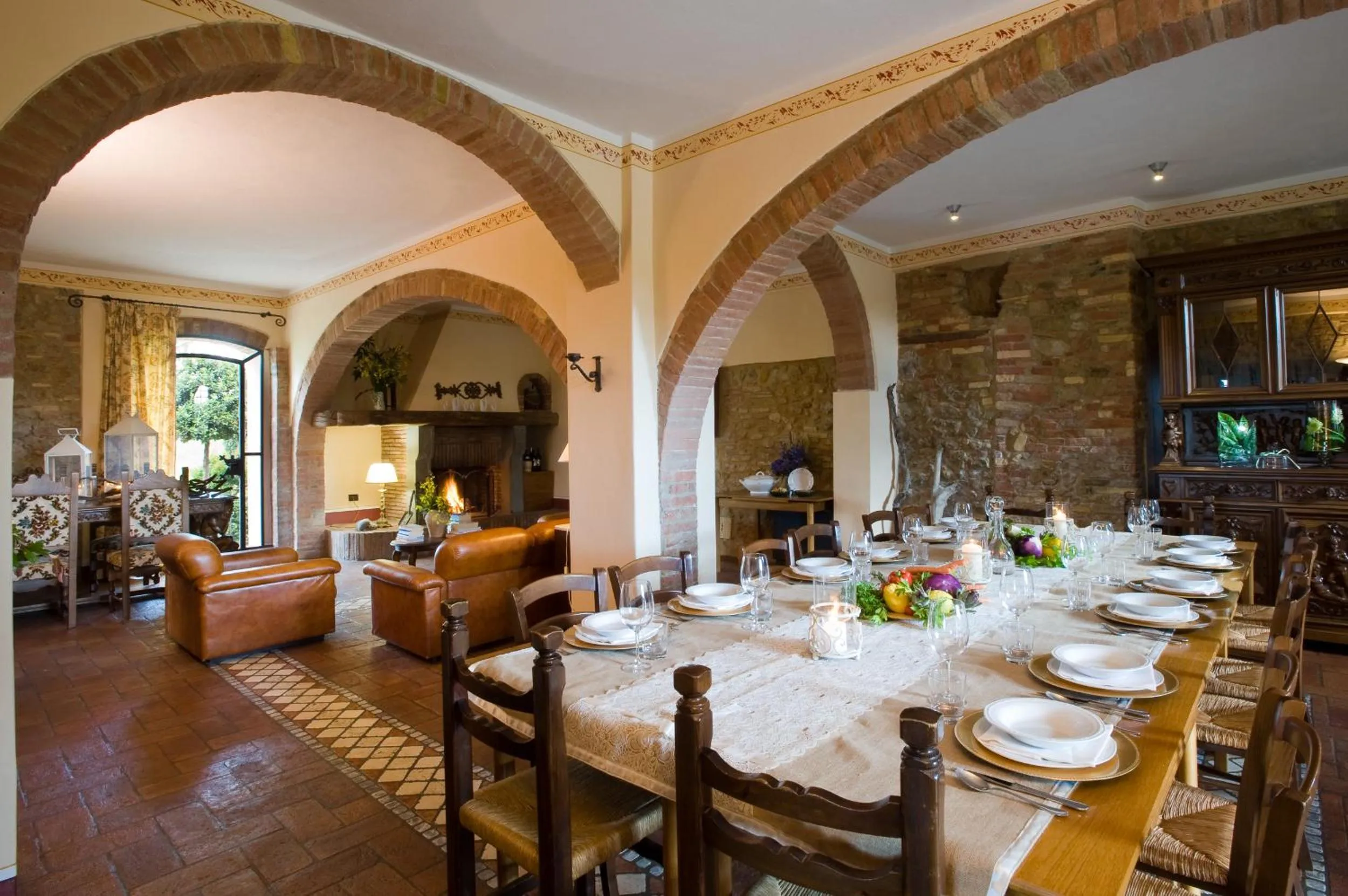 Living room in Poderi Arcangelo