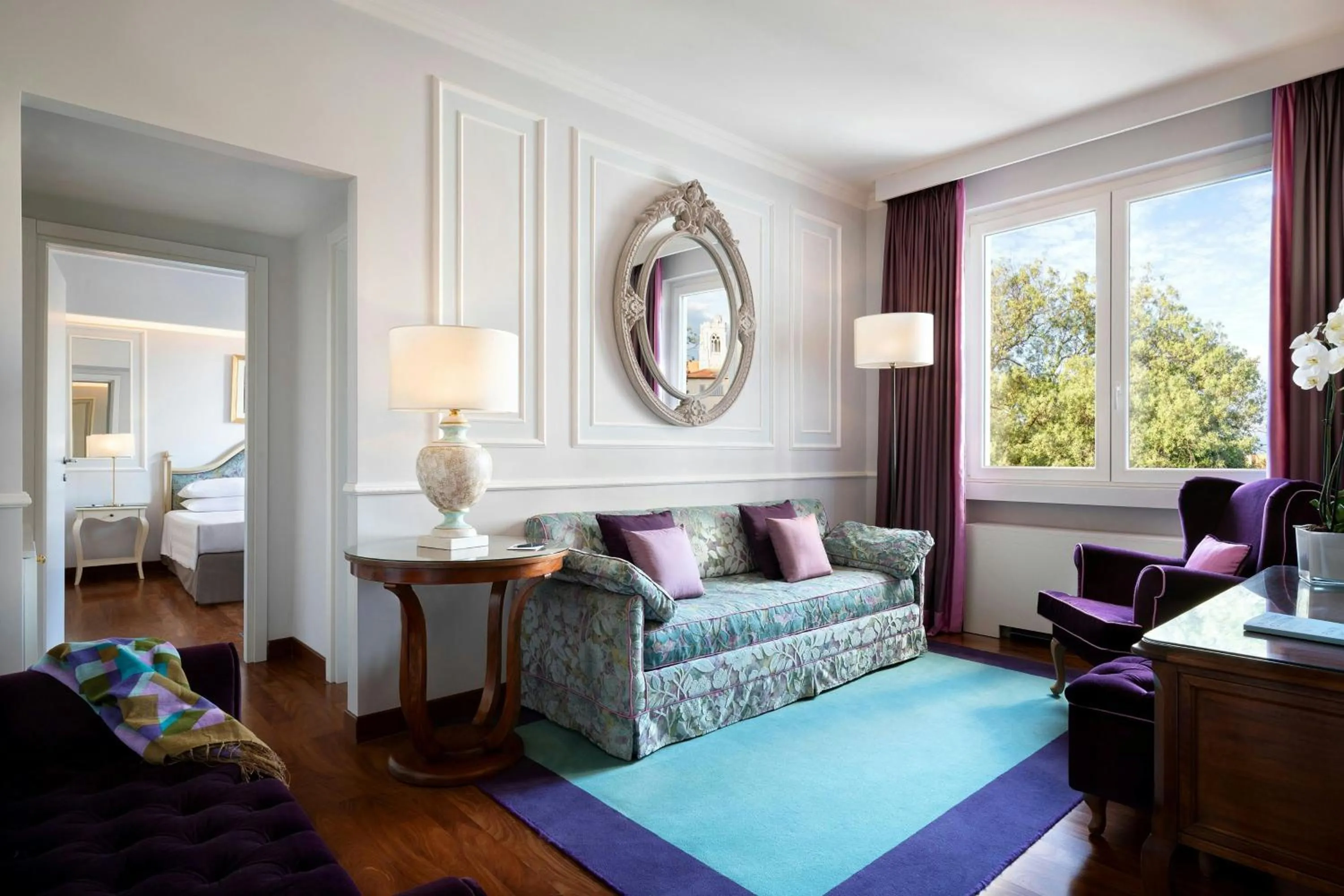 Bedroom, Bed in Sina Villa Medici, Autograph Collection