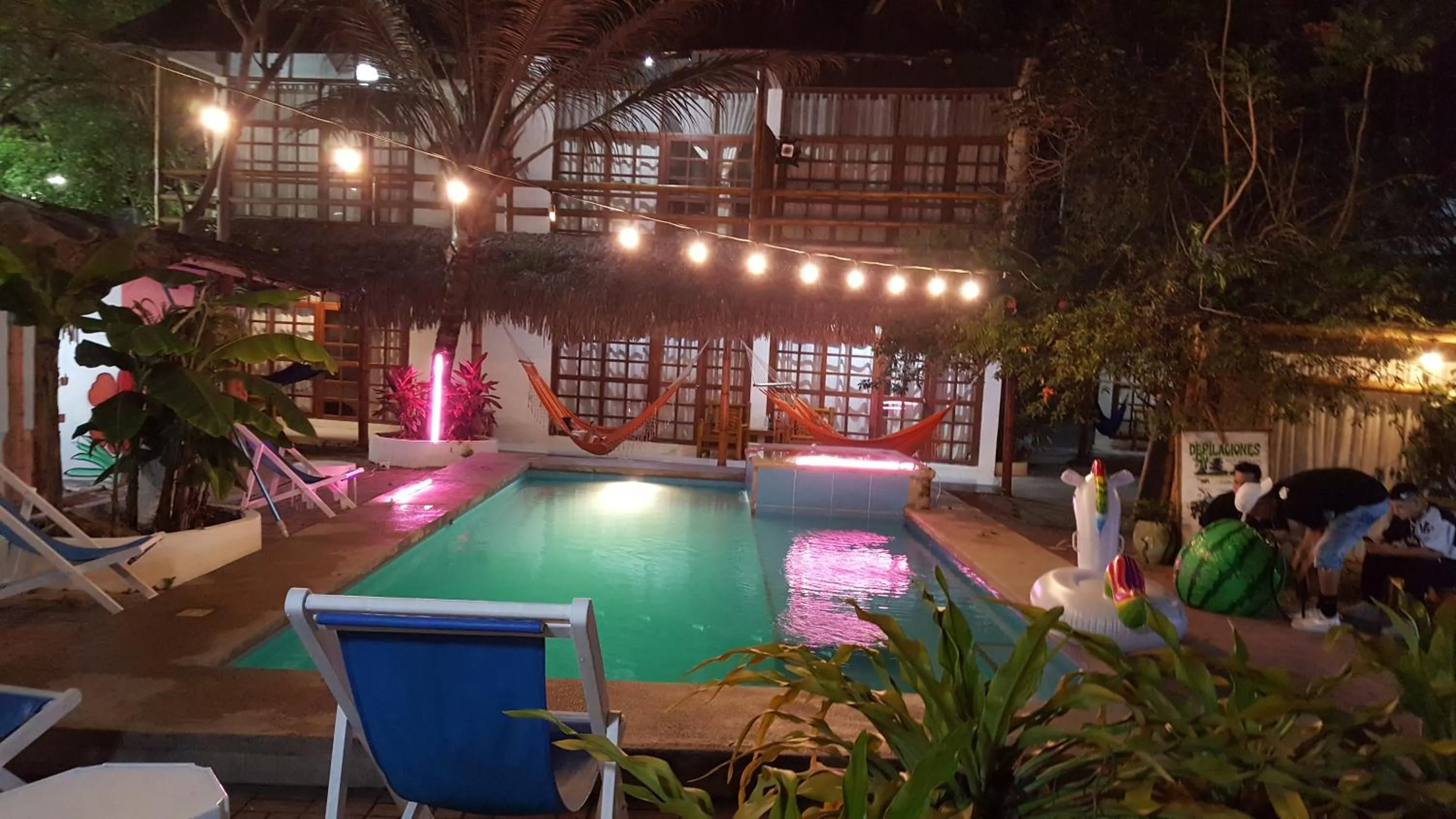 Swimming pool in Hotel Sumpa