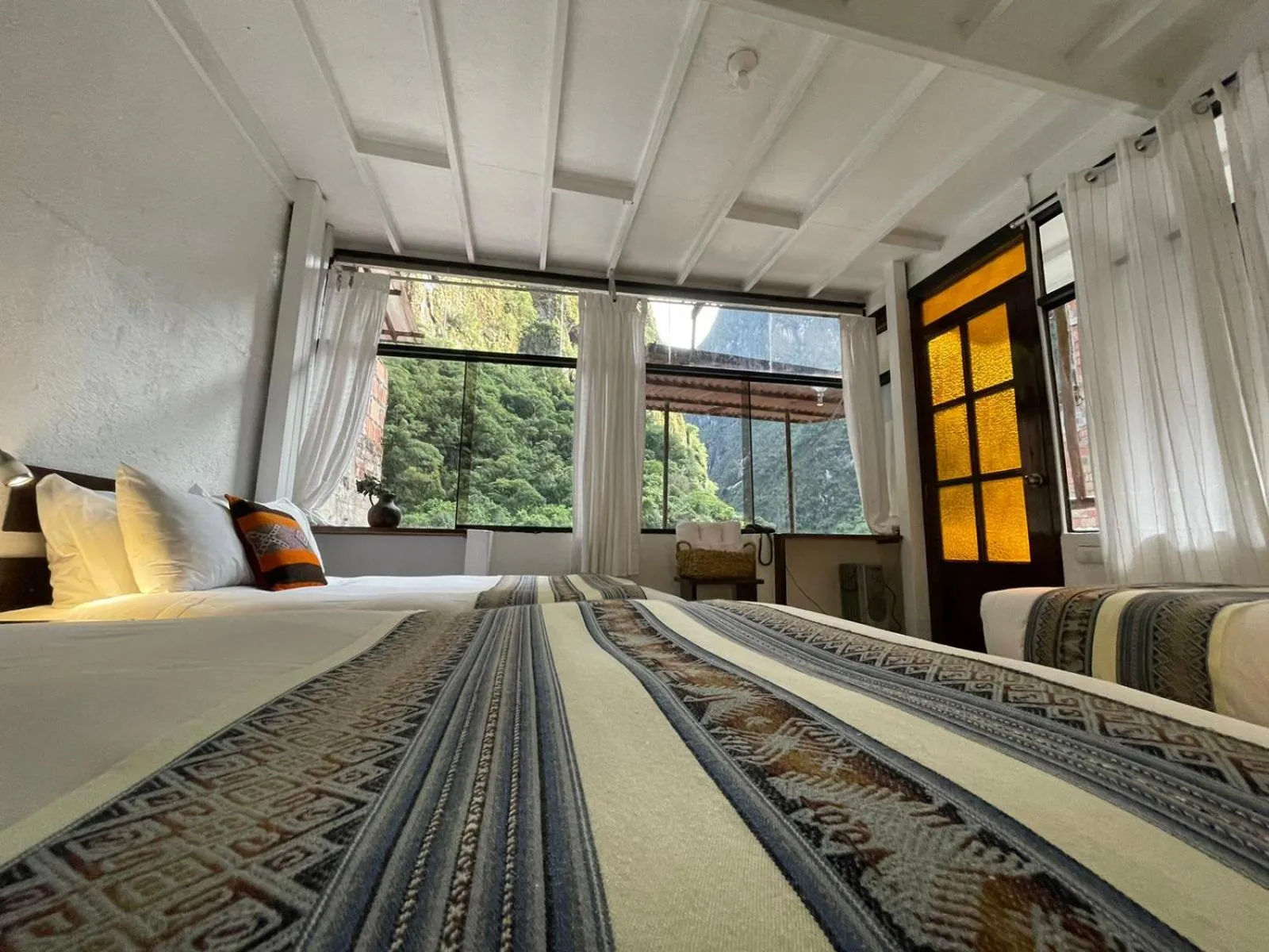Bed in SACRED STONE Boutique Hotel