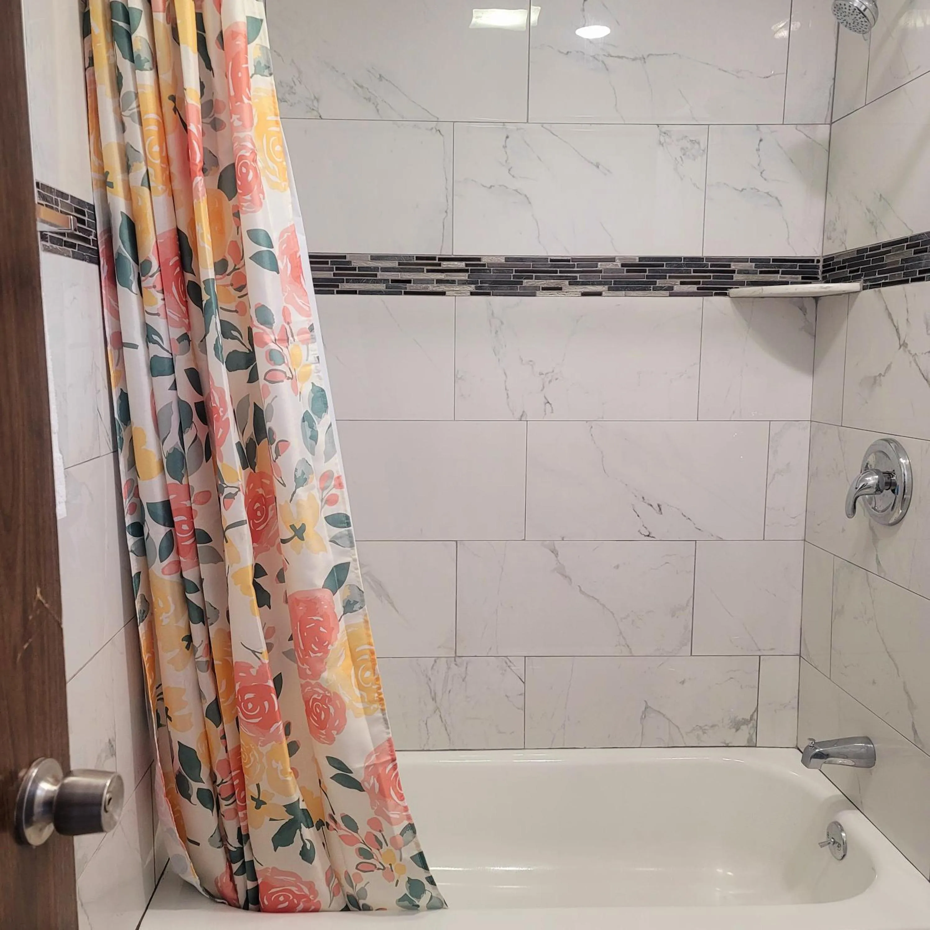 Shower in Economy inn