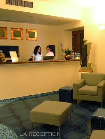 Lobby or reception in BUE MARINO Hotel & Rooftop Bar