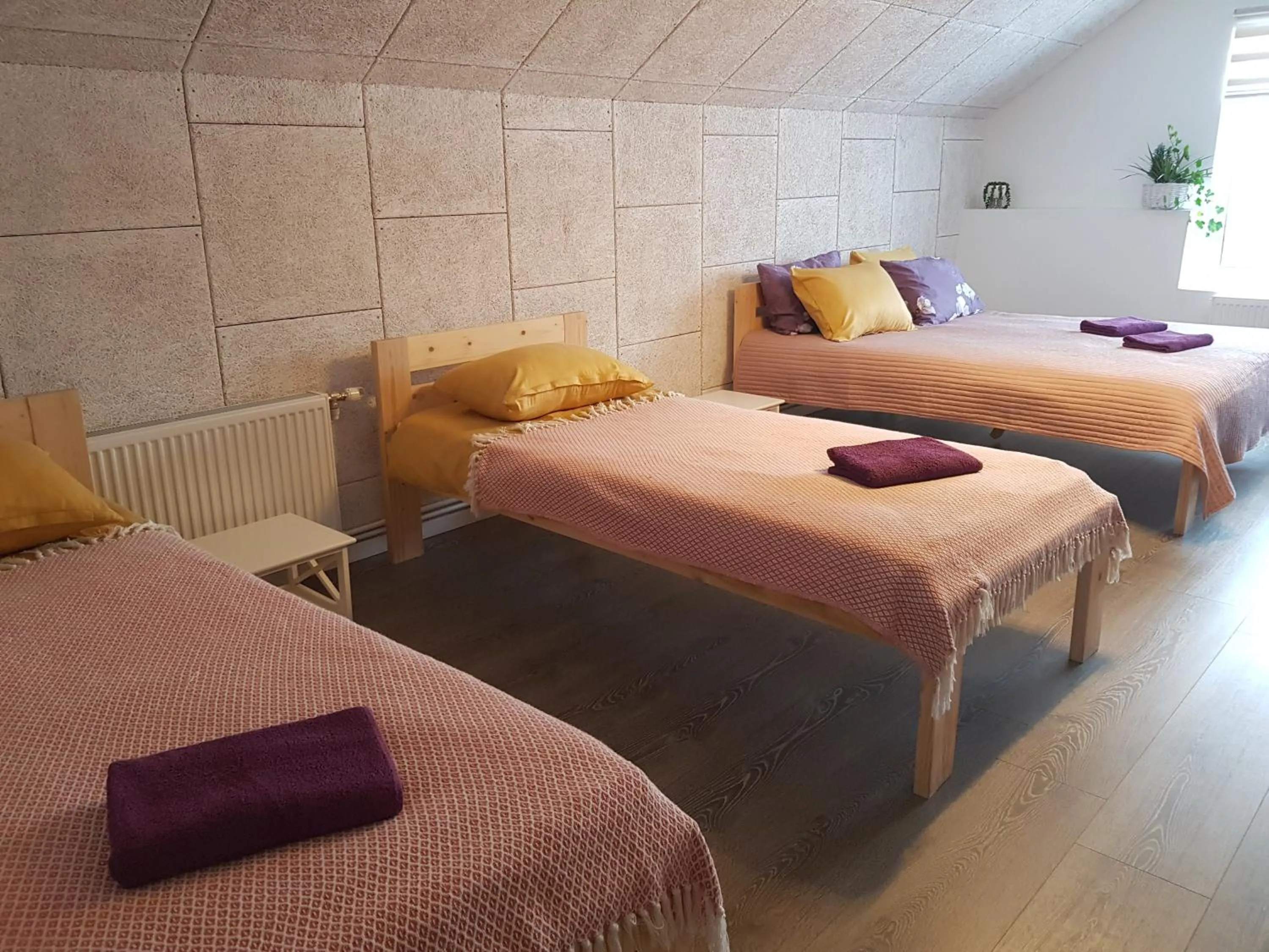 Bedroom, Bed in Viesu māja Vālodzes