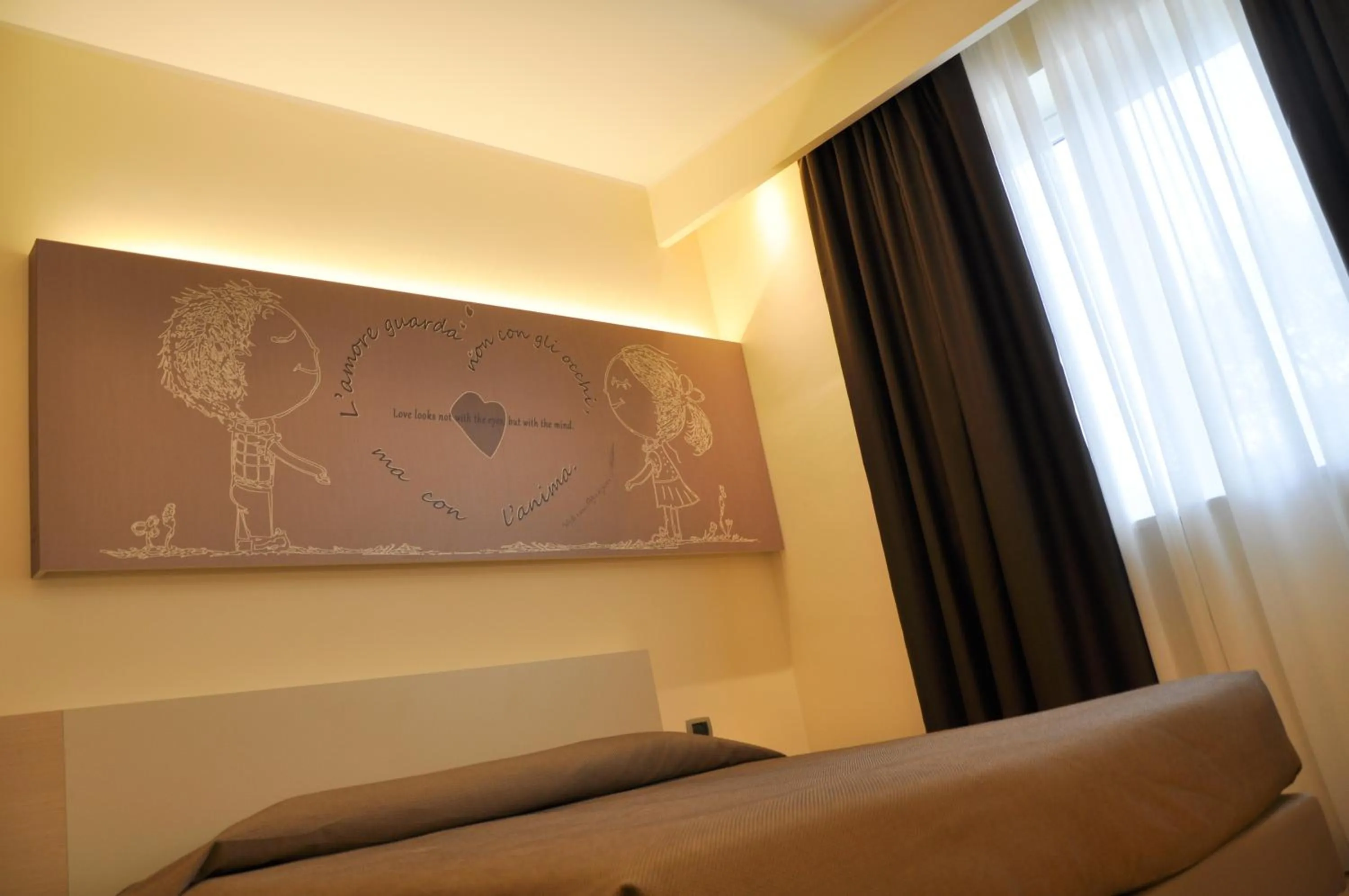 Bed in Grand Hotel Olimpo
