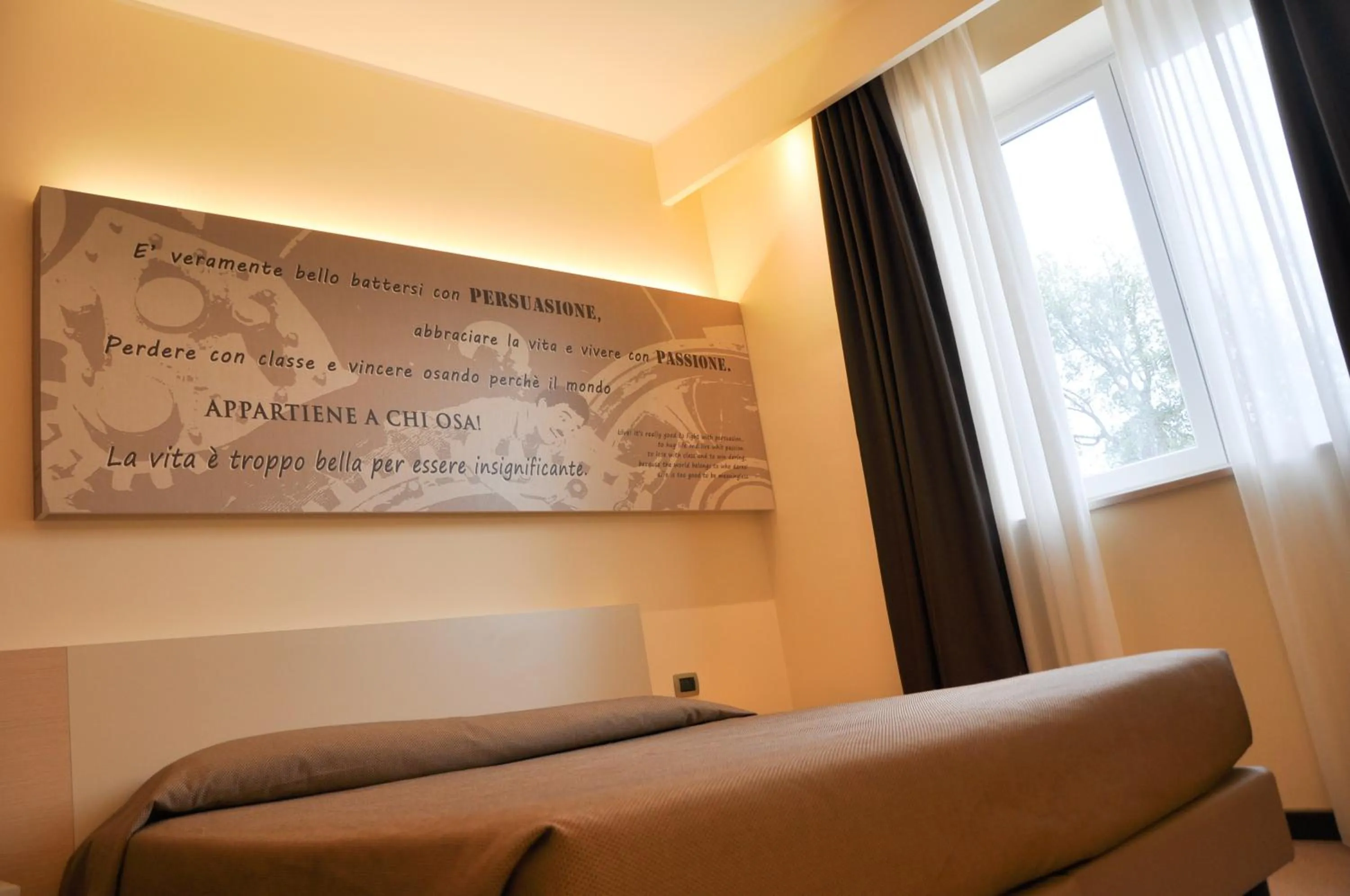 Bed in Grand Hotel Olimpo