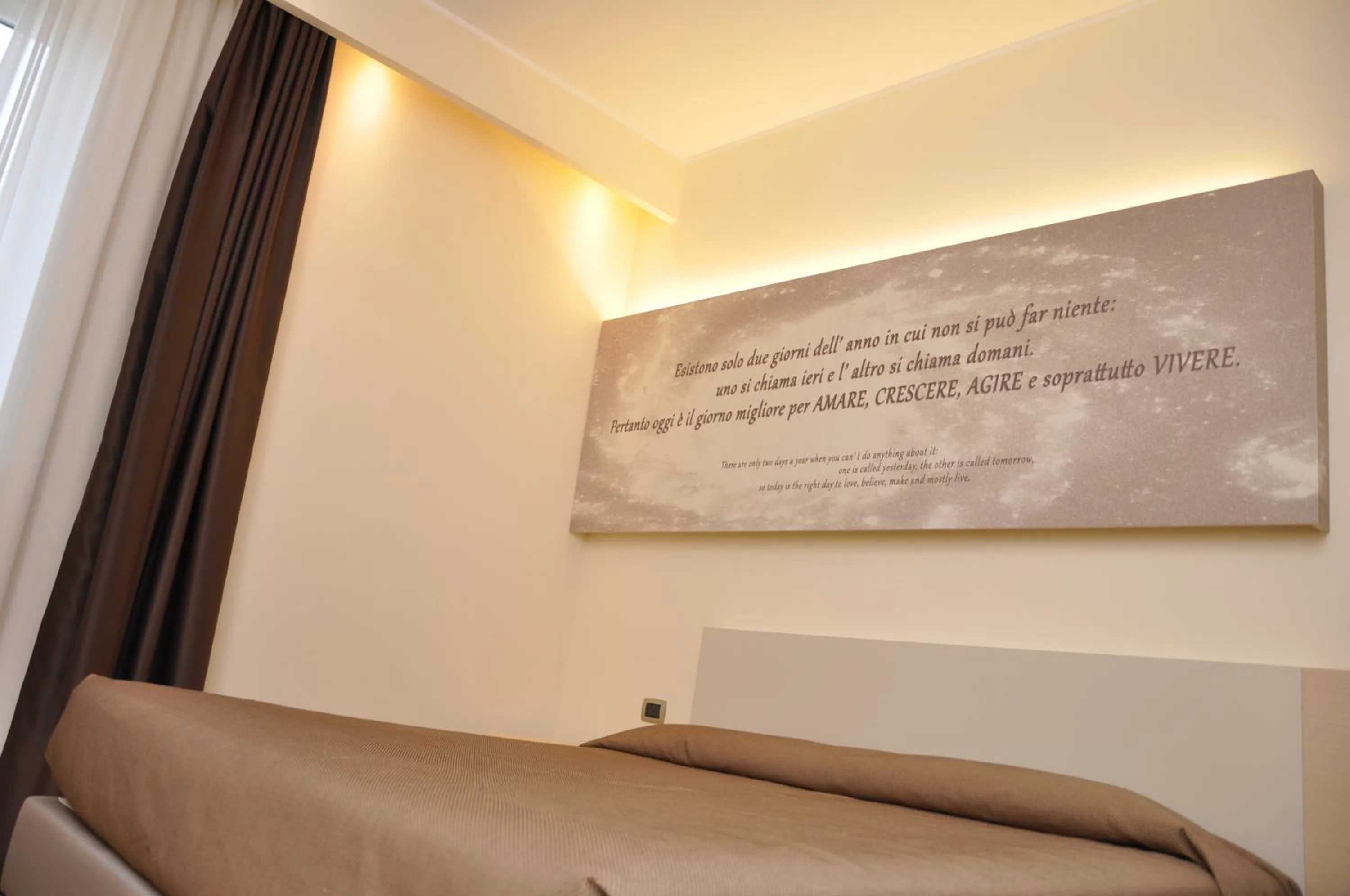 Bed in Grand Hotel Olimpo