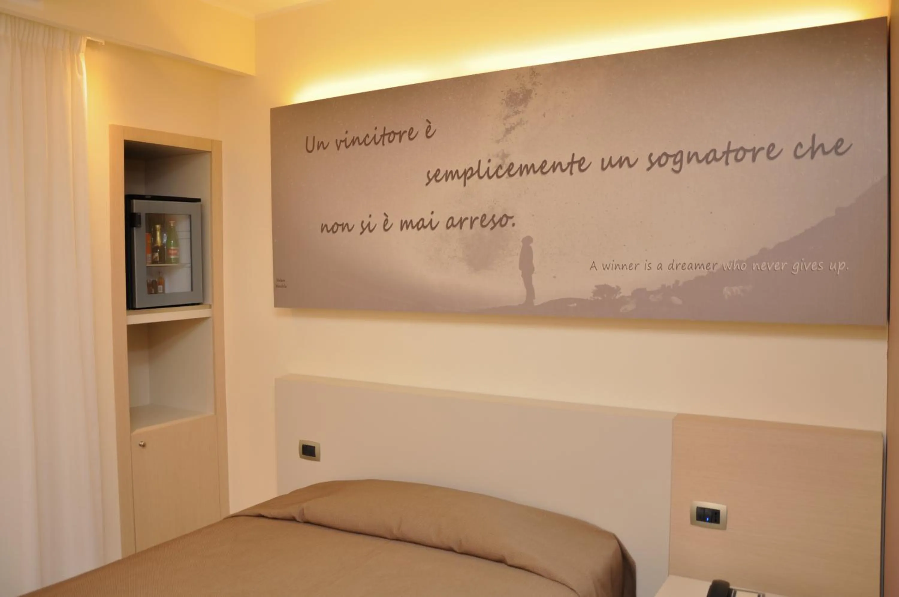 Bed in Grand Hotel Olimpo
