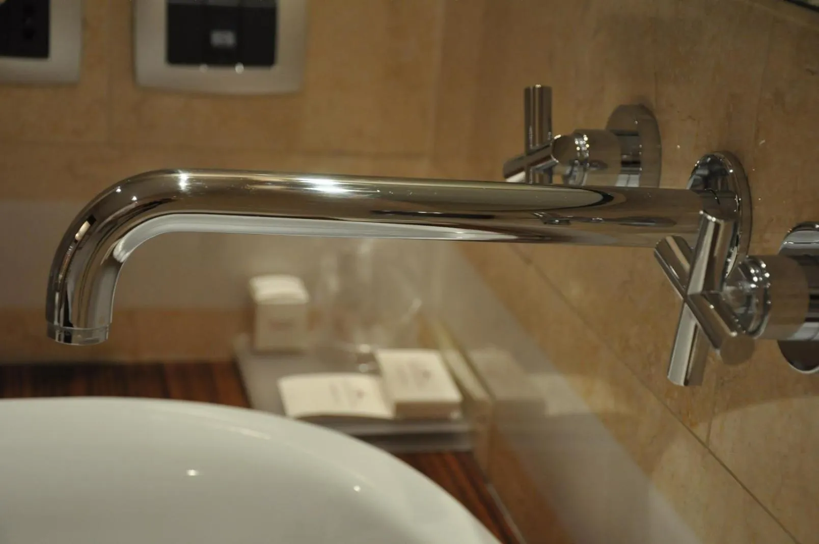 Bathroom in Grand Hotel Olimpo