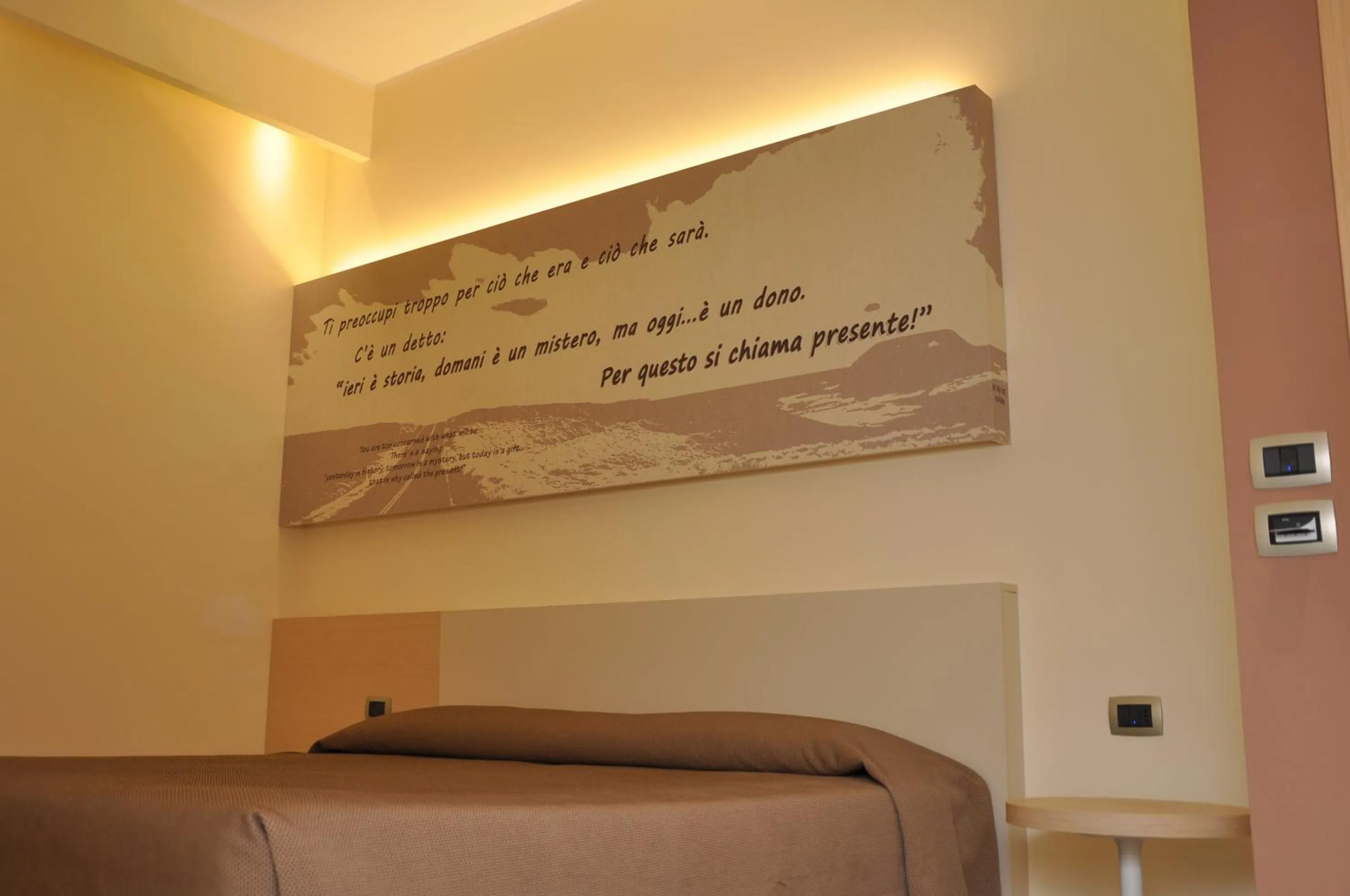 Bed in Grand Hotel Olimpo