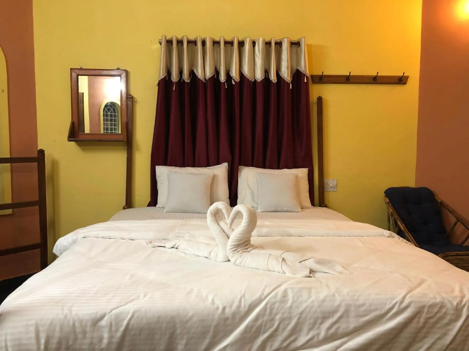 Bed in Nature Inn Cottages