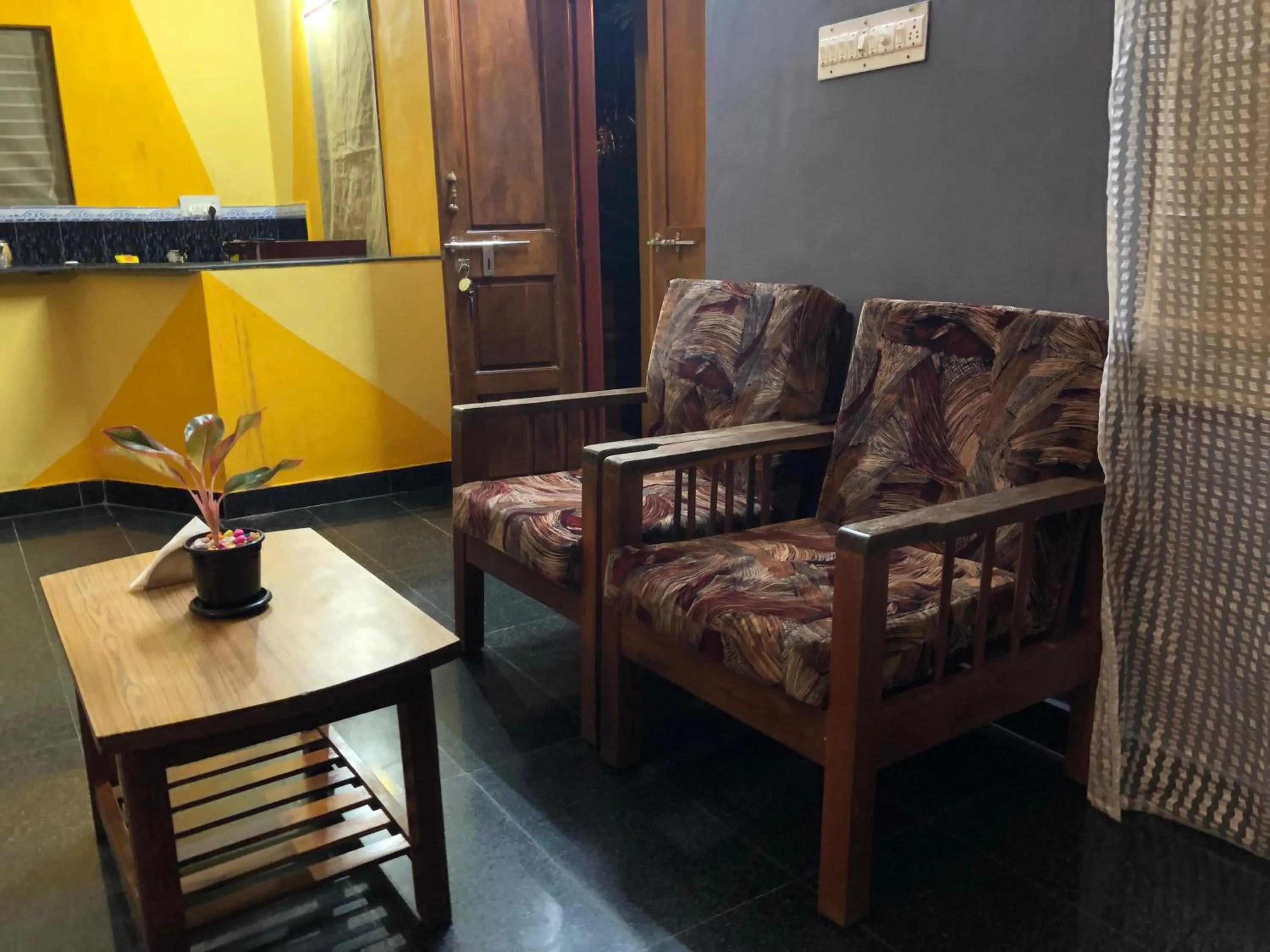 Seating area in Nature Inn Cottages