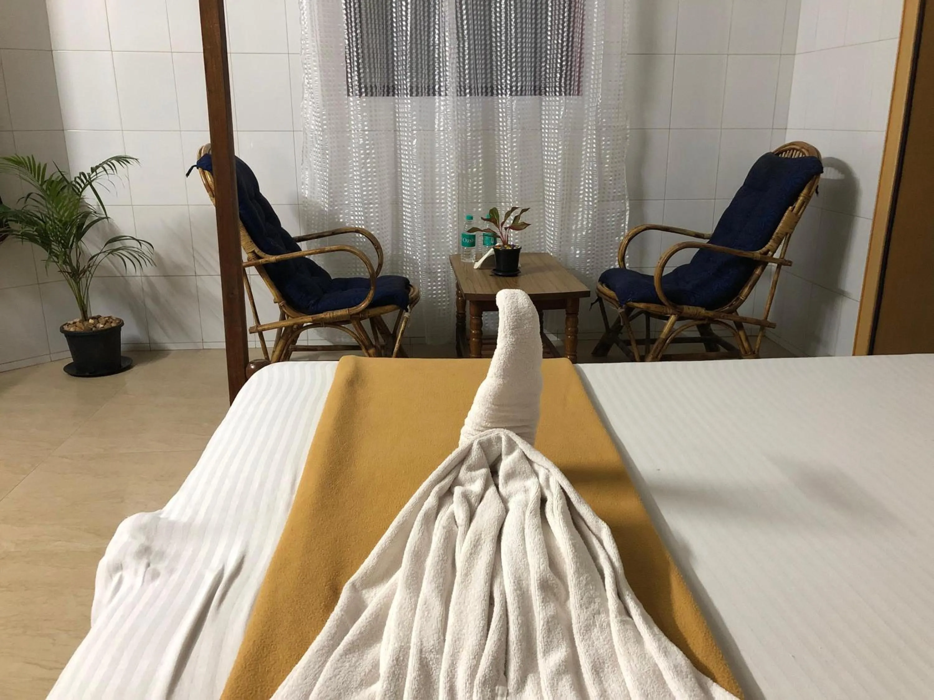 Bed in Nature Inn Cottages