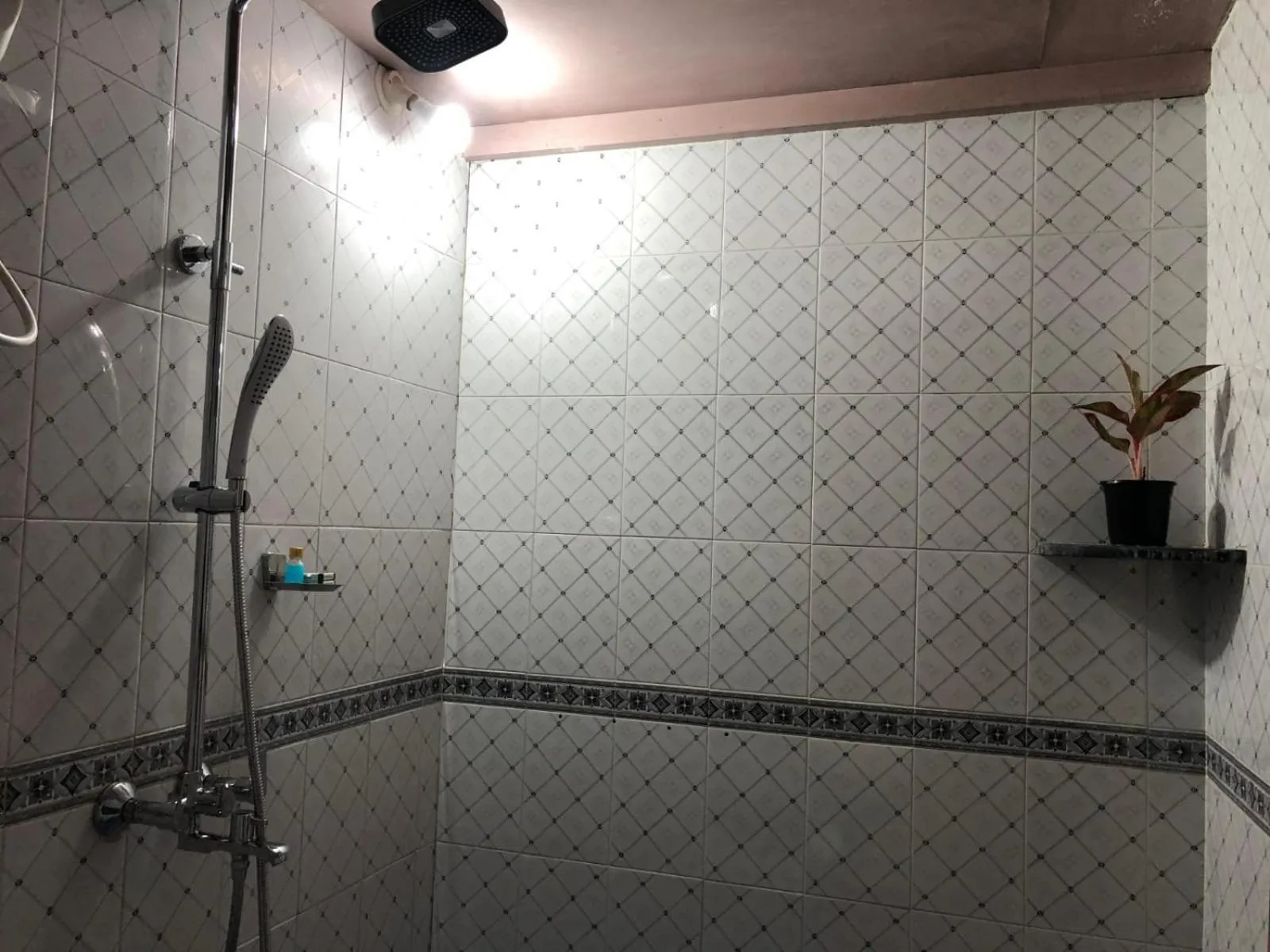 Shower in Nature Inn Cottages