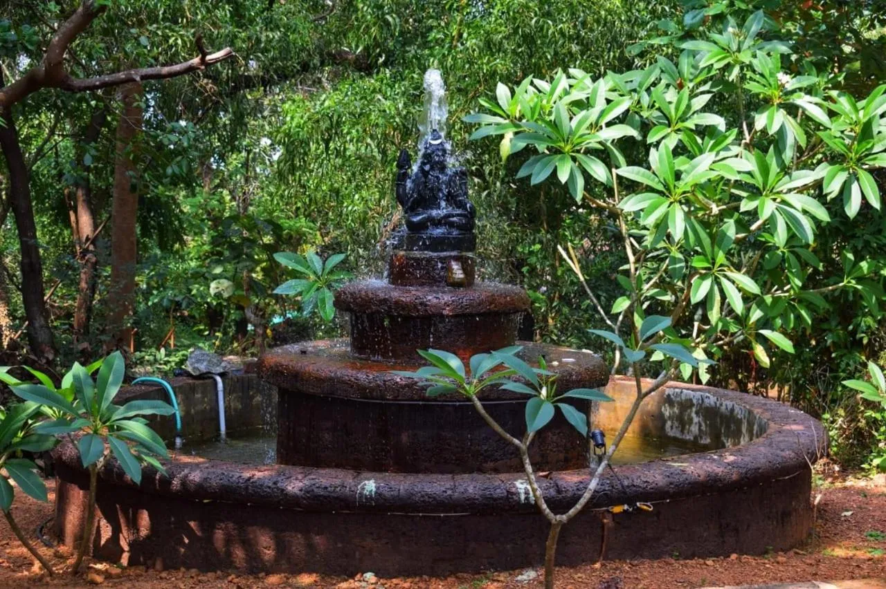 Garden view in Nature Inn Cottages