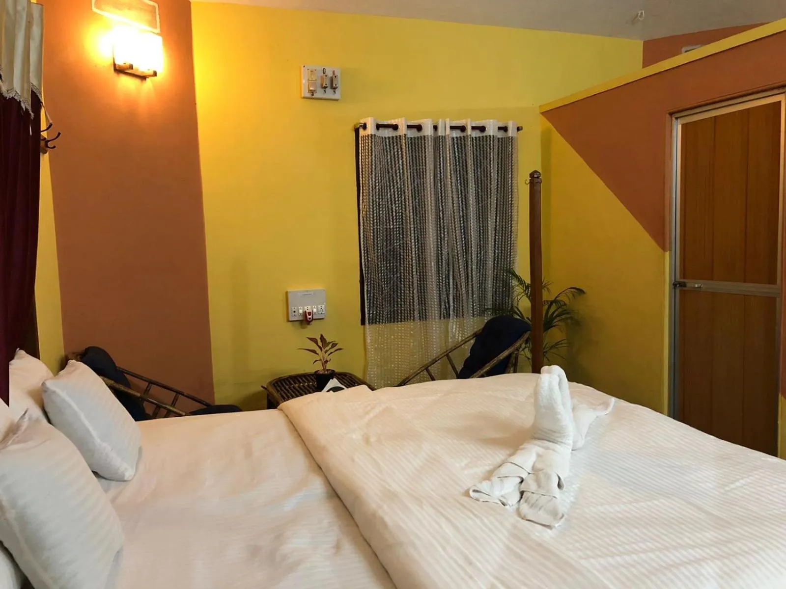 Bed in Nature Inn Cottages