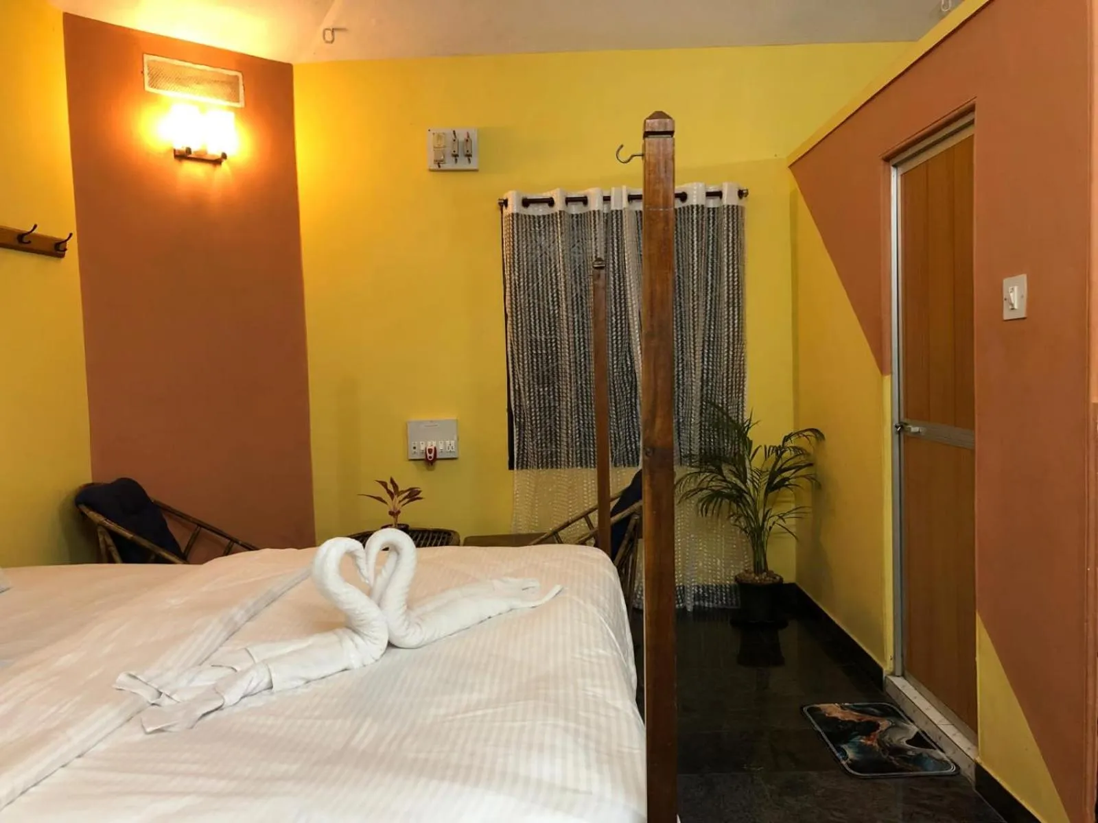 Bed in Nature Inn Cottages