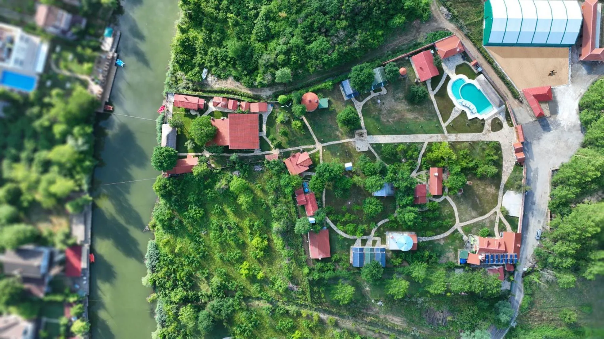 Property building in Dachas Cove Hotel