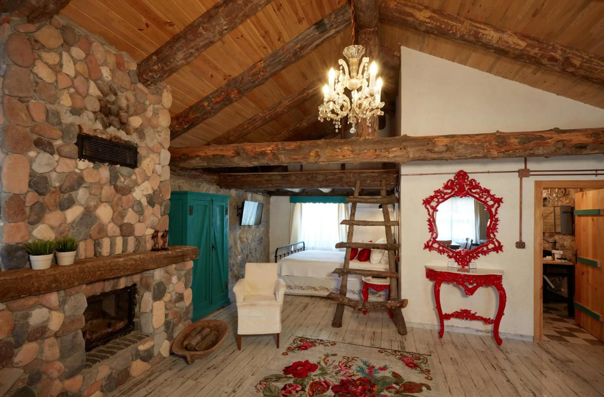 Seating area in Dachas Cove Hotel