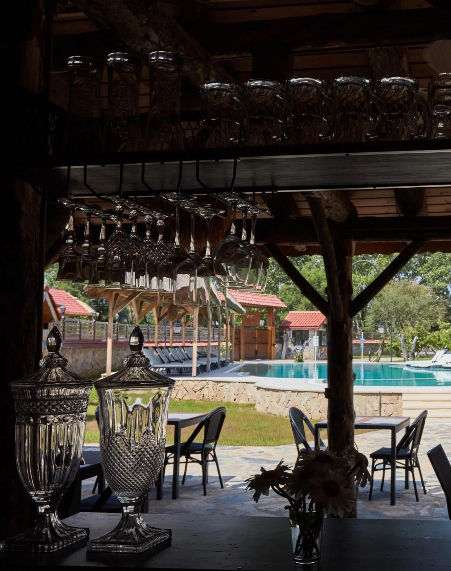 Pool view in Dachas Cove Hotel