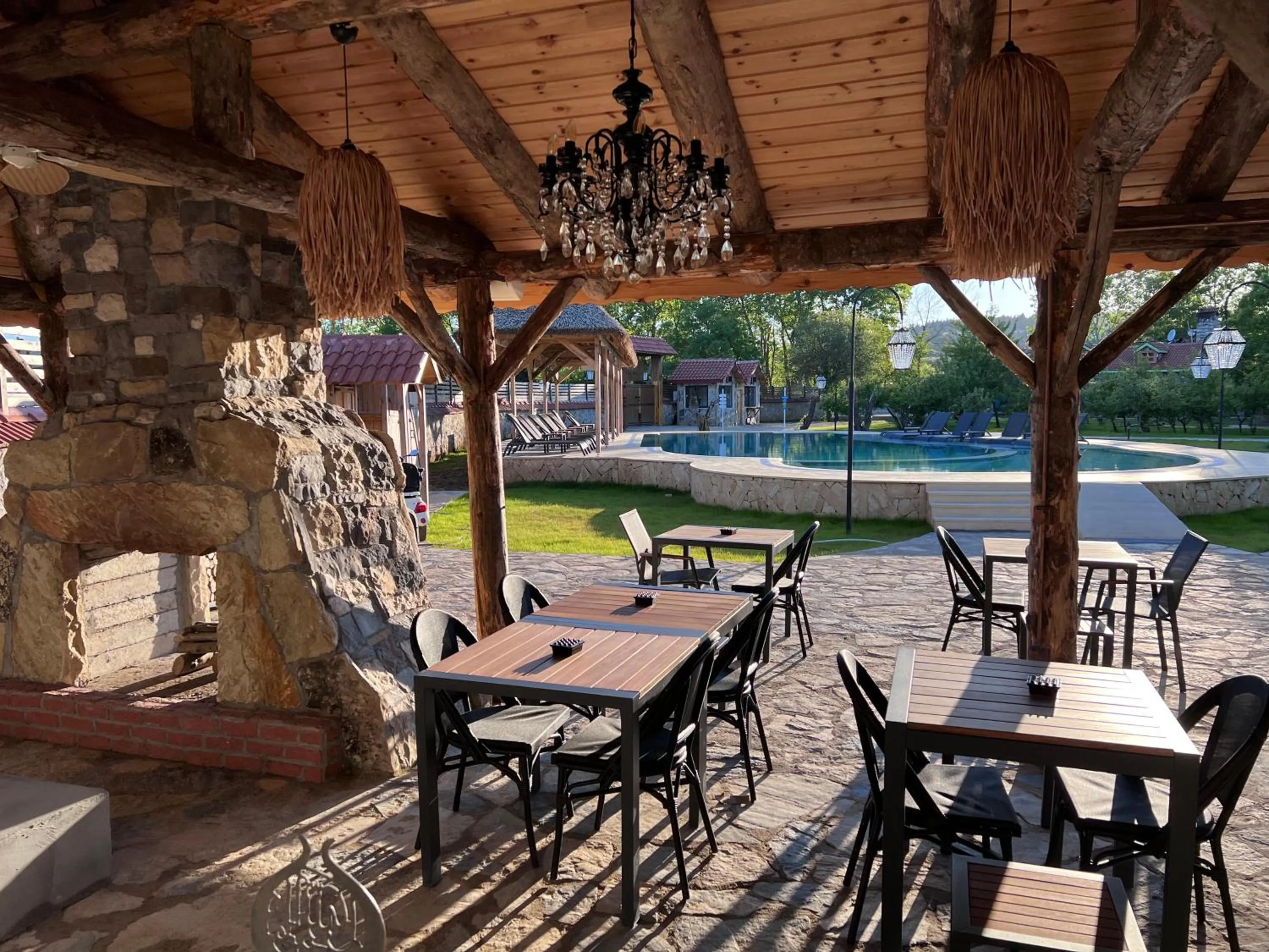 Pool view in Dachas Cove Hotel