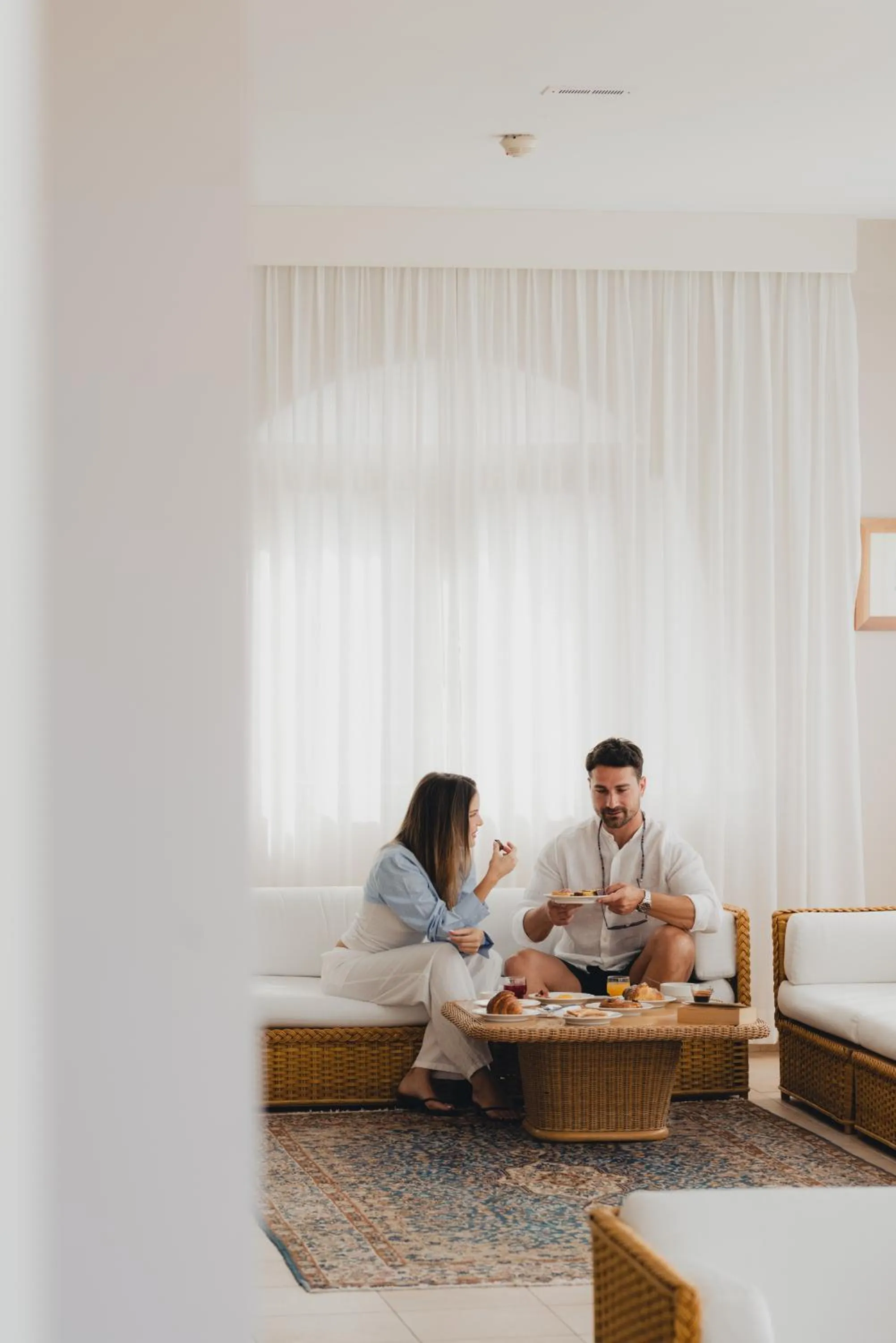 Lobby or reception in Hotel Degli Aranci